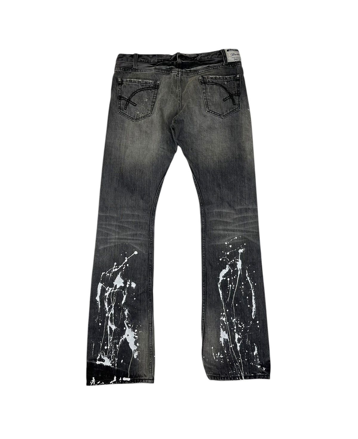 Japanese Brand Japanese Brand Burden Flare Painter Denim Jeans Size US 34 / EU 50 - 2 Thumbnail