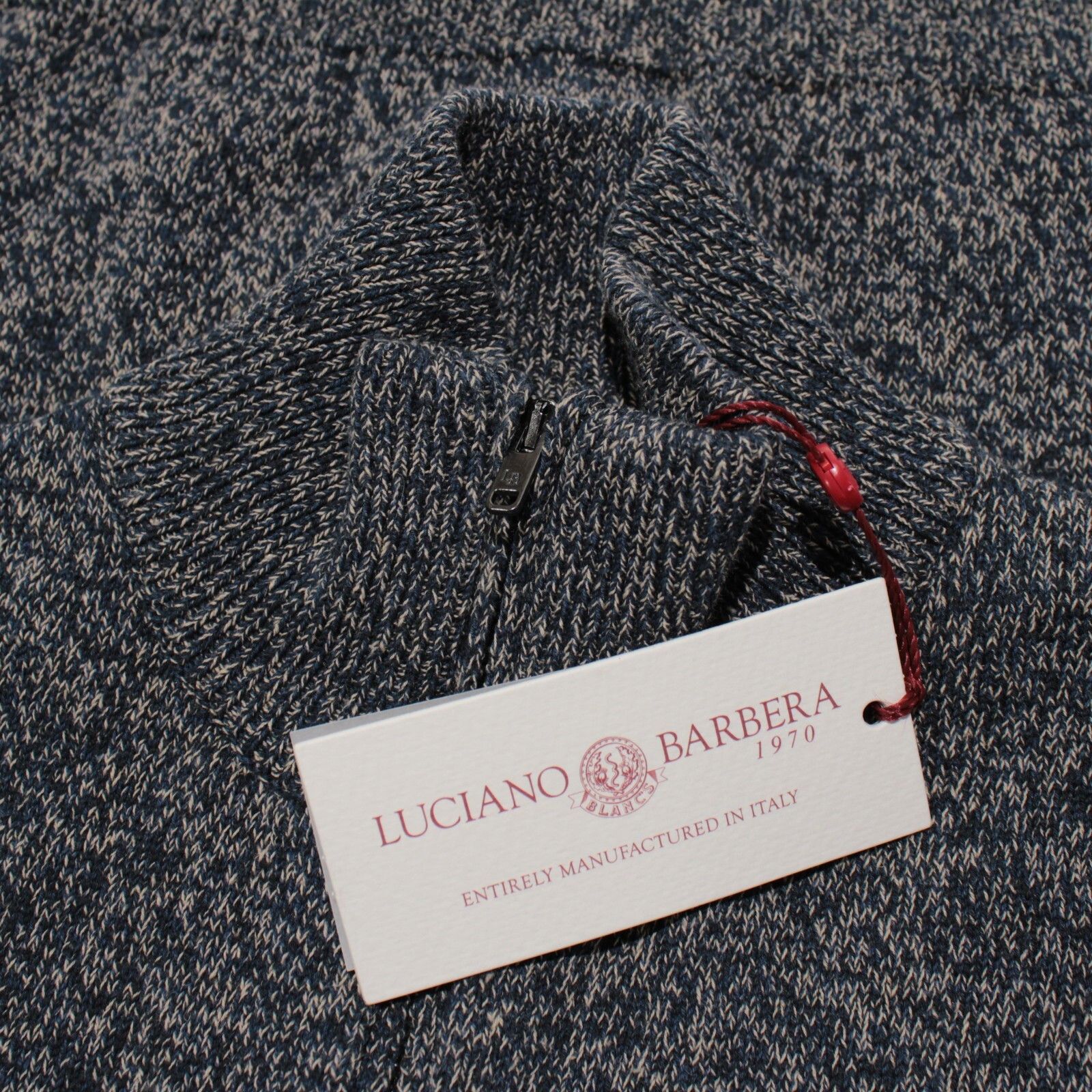 Luciano Barbera Luciano Barbera Sweater Size US M in Blue Size US M / EU 48-50 / 2 - 1 Thumbnail