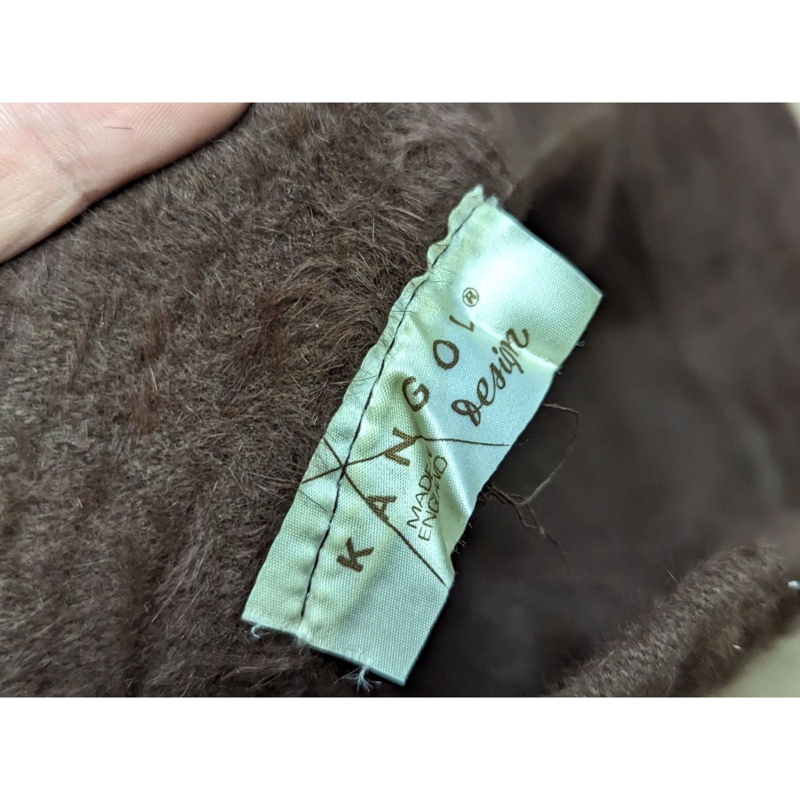 Kangol VINTAGE Kangol Brown Fuzzy Furgora Angora Bucket Hat Size Medium Y2K 90s Size ONE SIZE - 4 Thumbnail