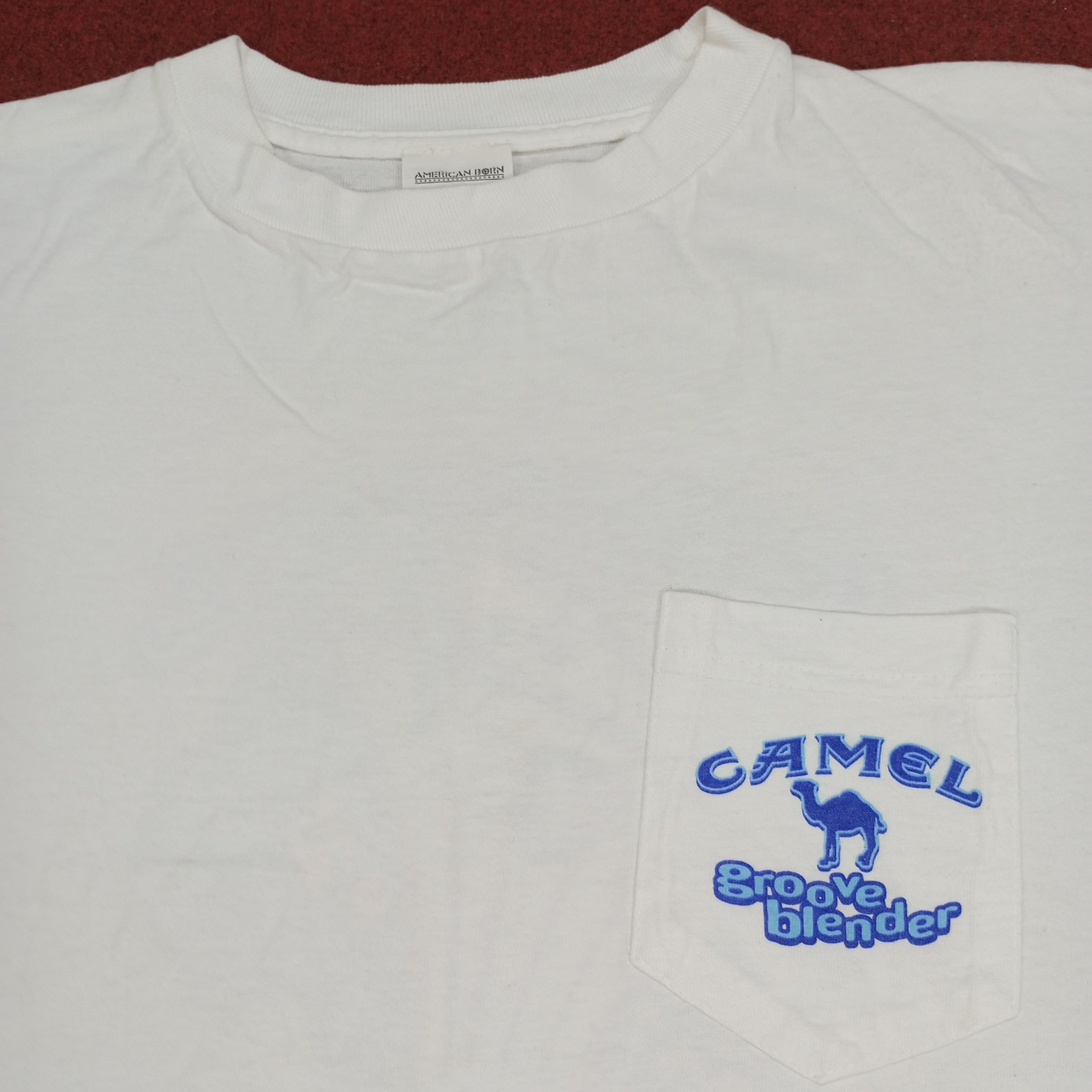 Camel × Vintage Camel Groove Blender Pocket Design Vintage Tshirt Size US XL / EU 56 / 4 - 5 Thumbnail