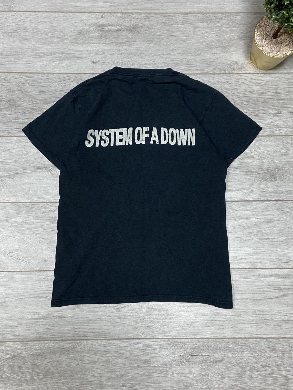 Vintage 2005 System Of A Down Mezmerize Vintage Band T-Shirt Tee Size US M / EU 48-50 / 2 - 2 Thumbnail