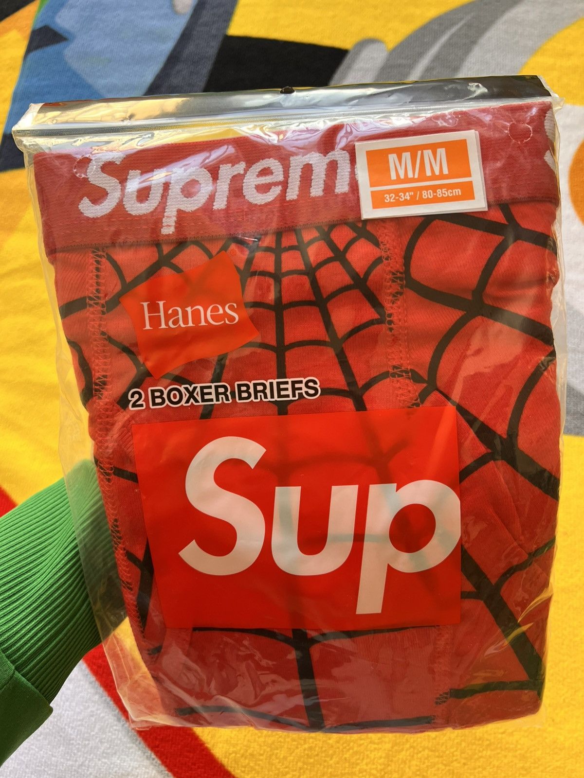Supreme M Supreme Marvel Spider-Man Web Boxer Briefs hanes Pack Red Size US 32 / EU 48 - 10 Thumbnail