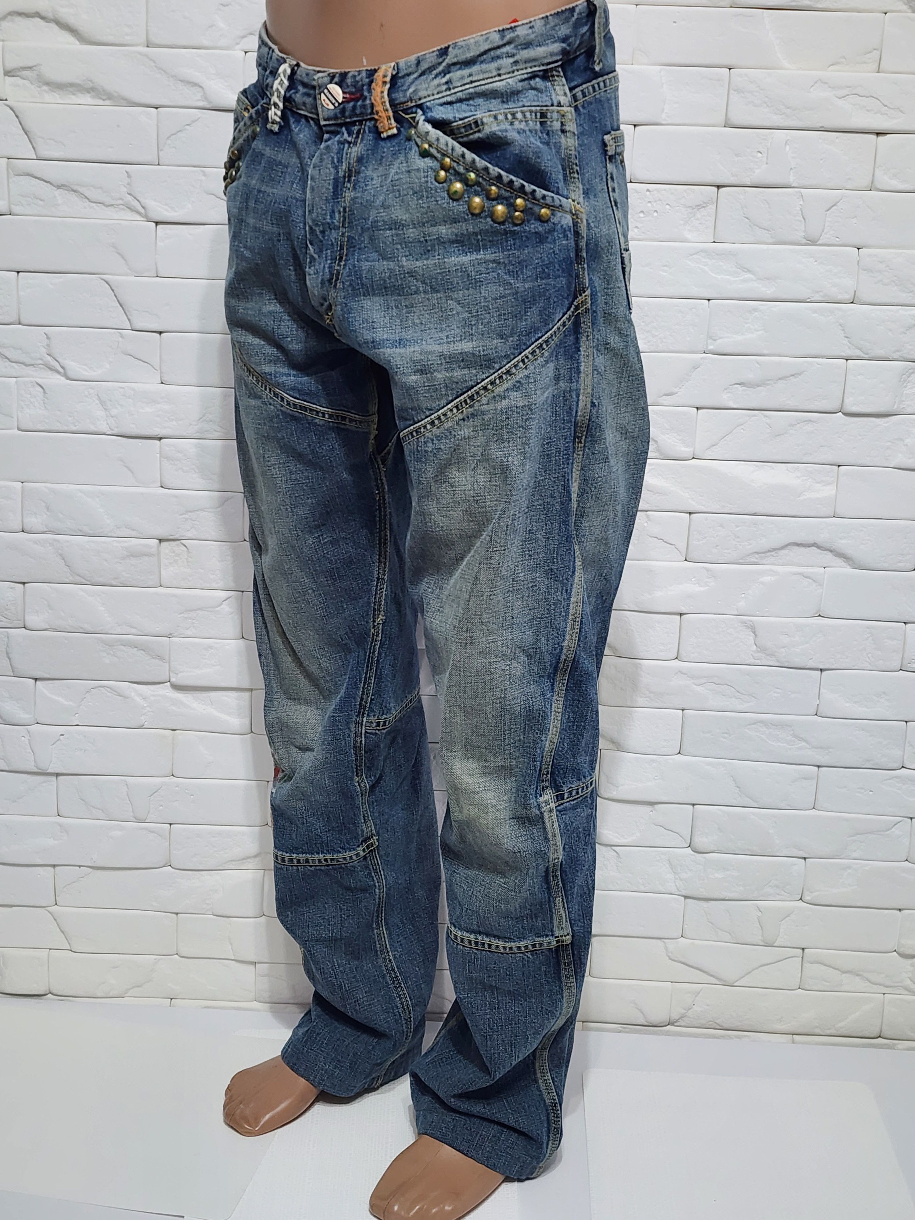 Denim & Co. × Mason's Stylish women's denim pants. Size 32" / US 10 / IT 46 - 2 Thumbnail