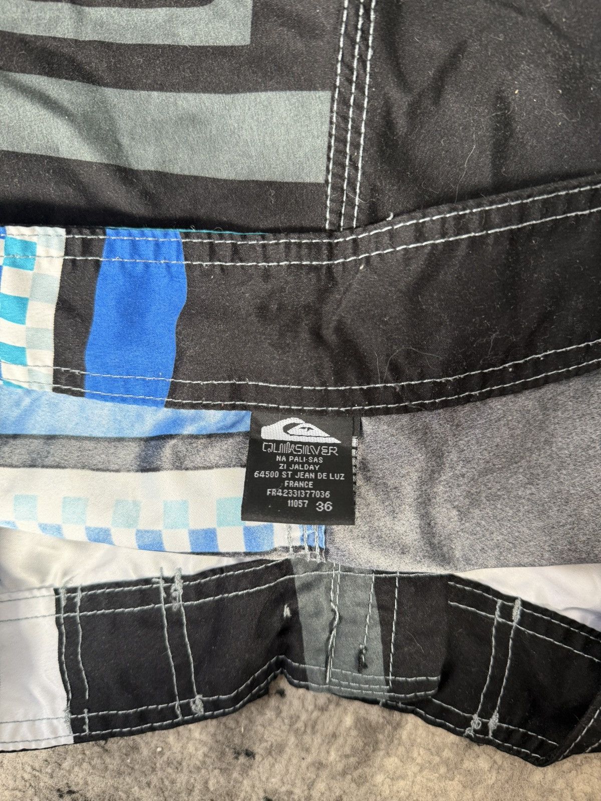 Quiksilver Y2K Quiksilver Full Print Logo Board Shorts Size US 36 / EU 52 - 4 Thumbnail
