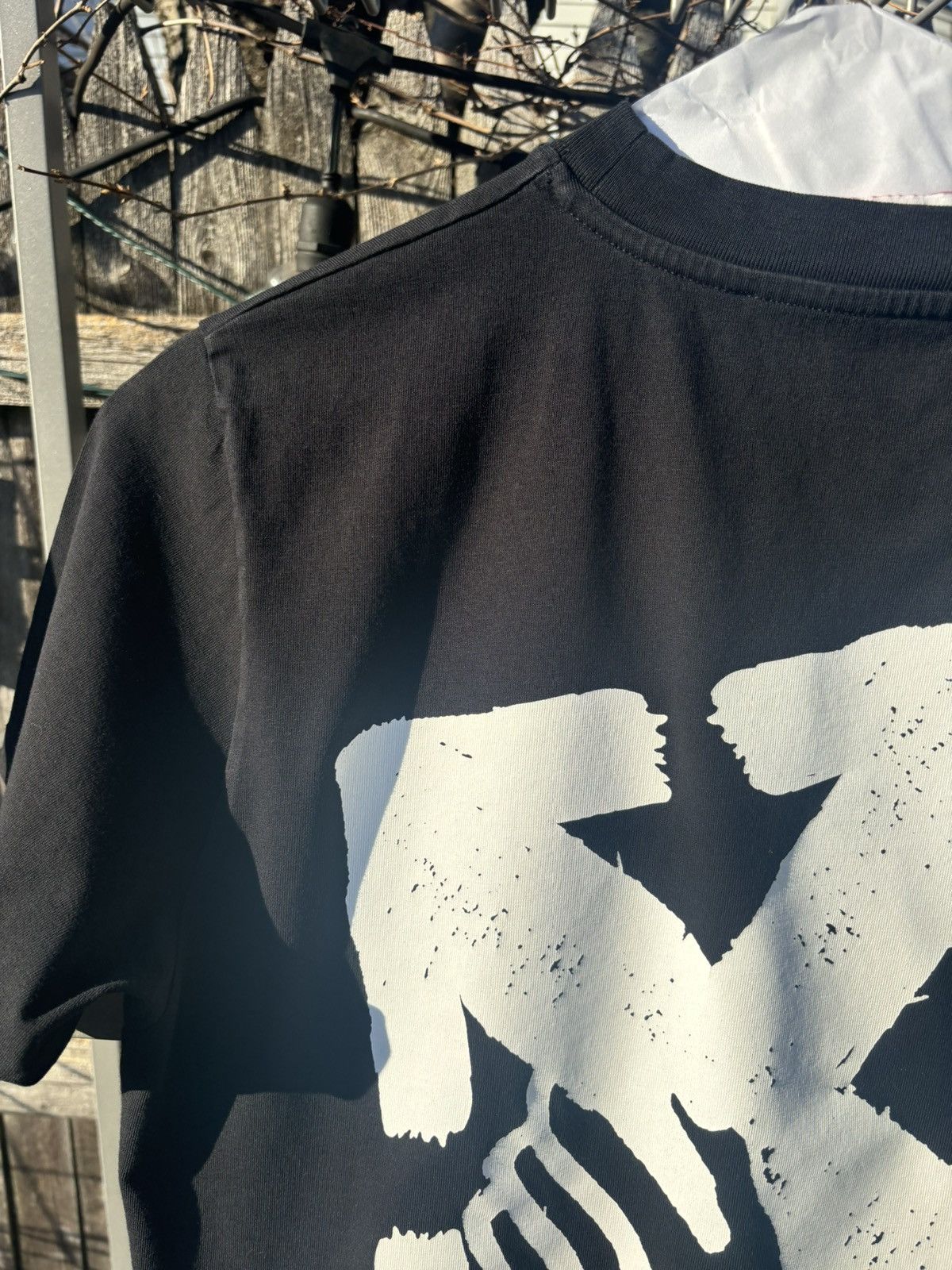 Off-White Offwhite hands over arrows tee black/white Size US S / EU 44-46 / 1 - 3 Thumbnail