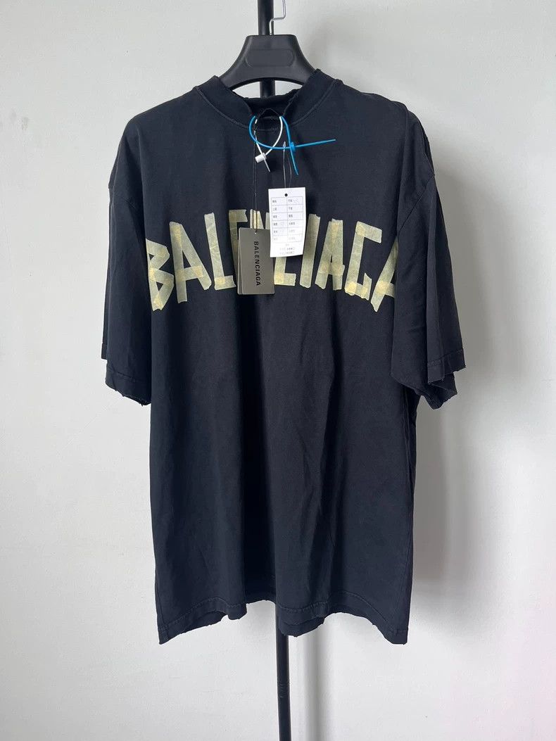 Balenciaga Balenciaga Adhesive tape short sleeve T-shirt Size US XS / EU 42 / 0 - 1 Thumbnail