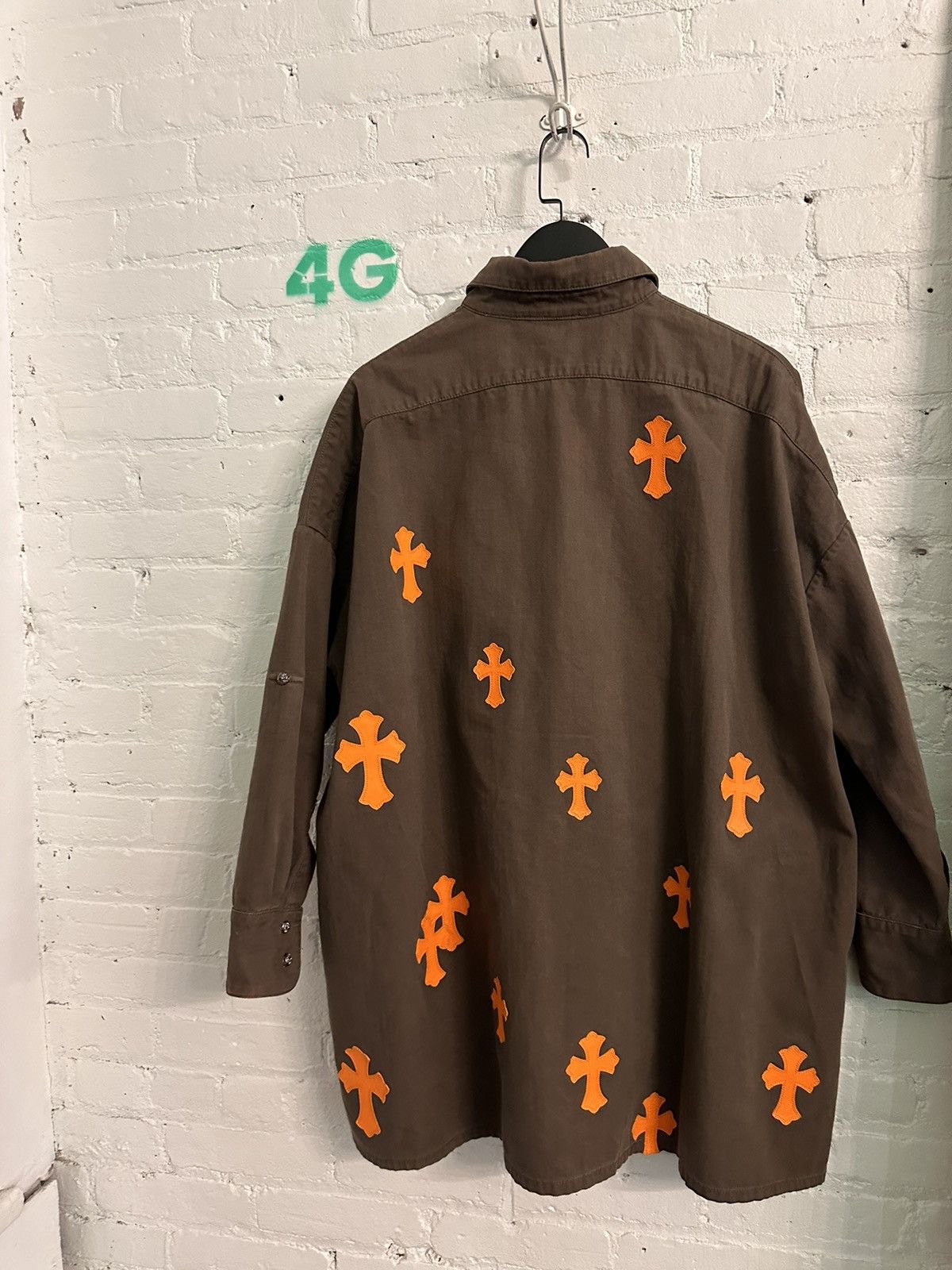 Chrome Hearts Chrome Hearts Cross FLOODED 1/1 Jacket Shirt M-XL Size US M / EU 48-50 / 2 - 6 Thumbnail