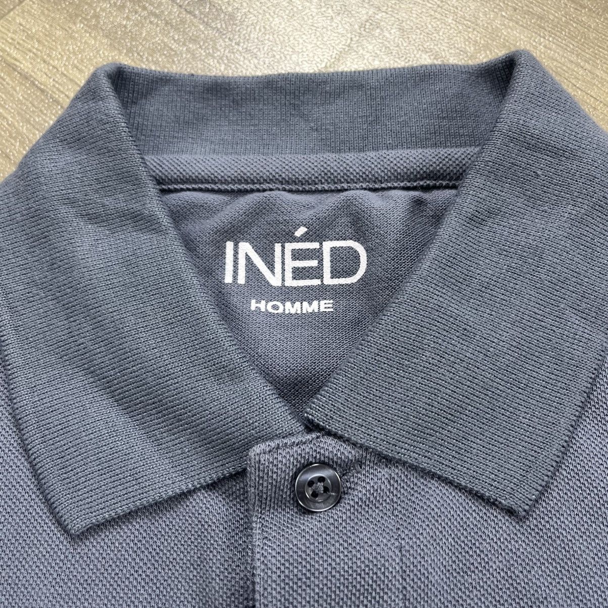 Yohji Yamamoto 2000s Ined Homme Yohji Yamamoto Polo Shirt Japanese Designer Size US XL / EU 56 / 4 - 4 Thumbnail