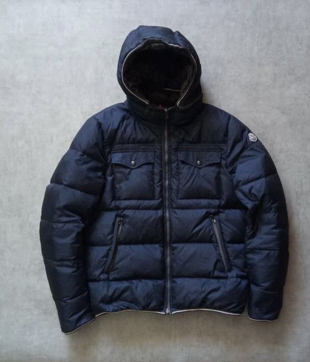 Moncler Moncler Thomas Down Puffer Jacket Coat Navy Size 3 Size US L / EU 52-54 / 3 - 1 Thumbnail