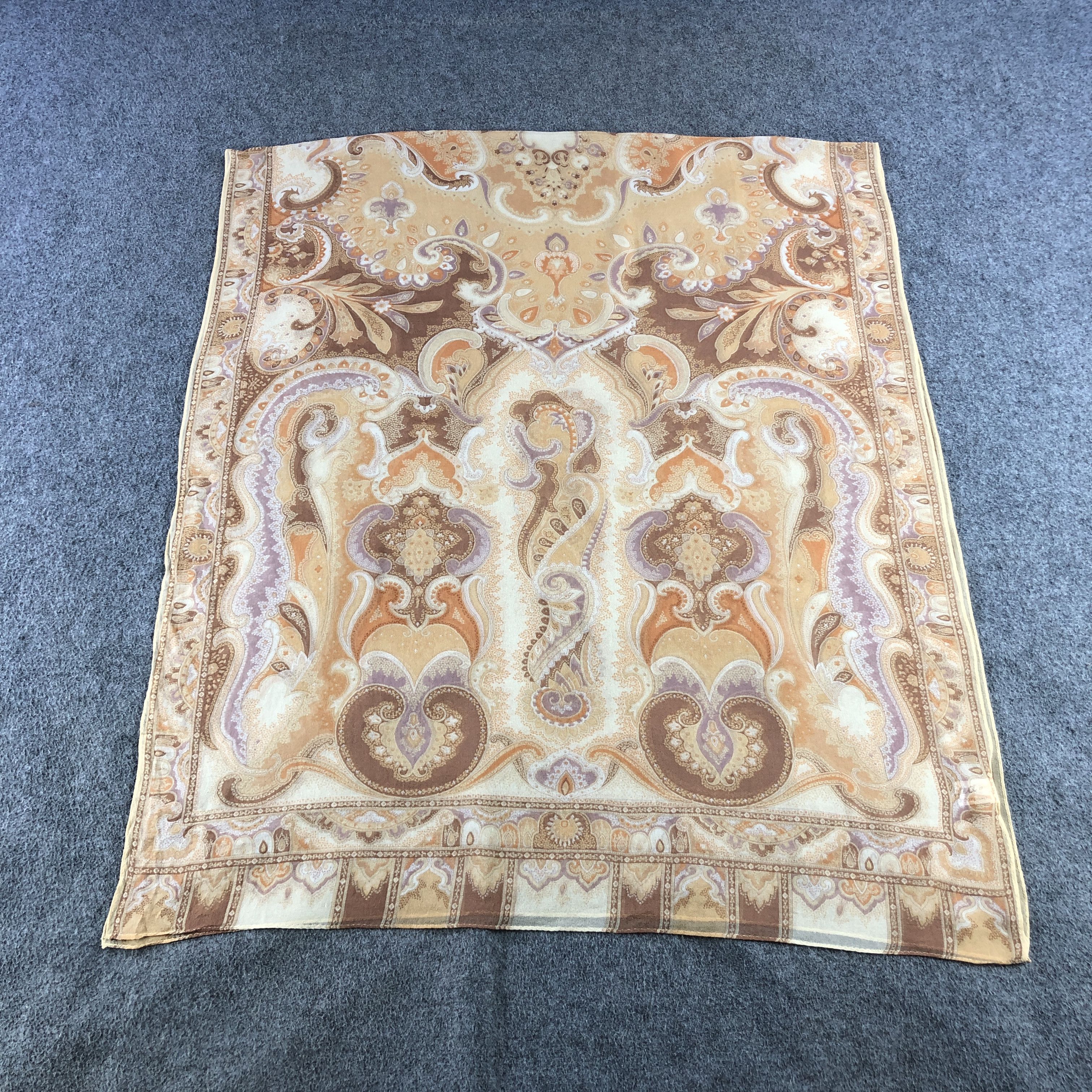 Scapa Sports Scapa of Scotland Paisley Silk Stole Silk Scarf M1379 Size ONE SIZE - 2 Thumbnail