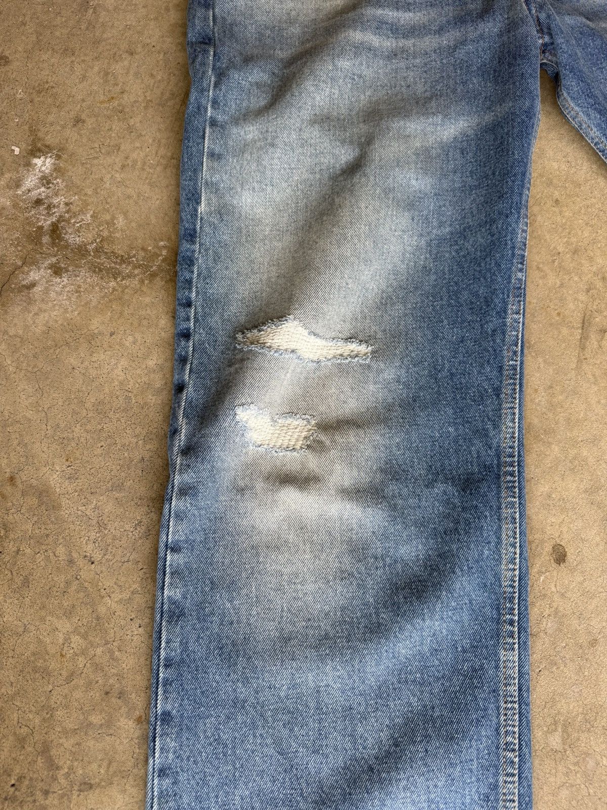 Maison Margiela MM6 Distressed Baggy Jeans