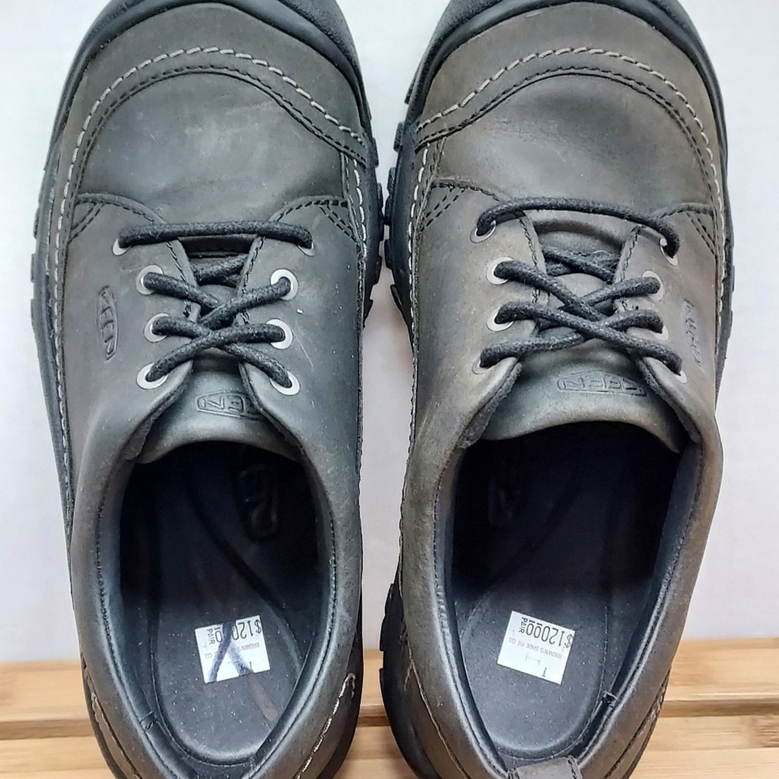 KEEN KEEN Womens | Green | Kaci II Leather Oxford Shoes Size 6.5 Size US 6.5 / IT 36.5 - 8 Thumbnail