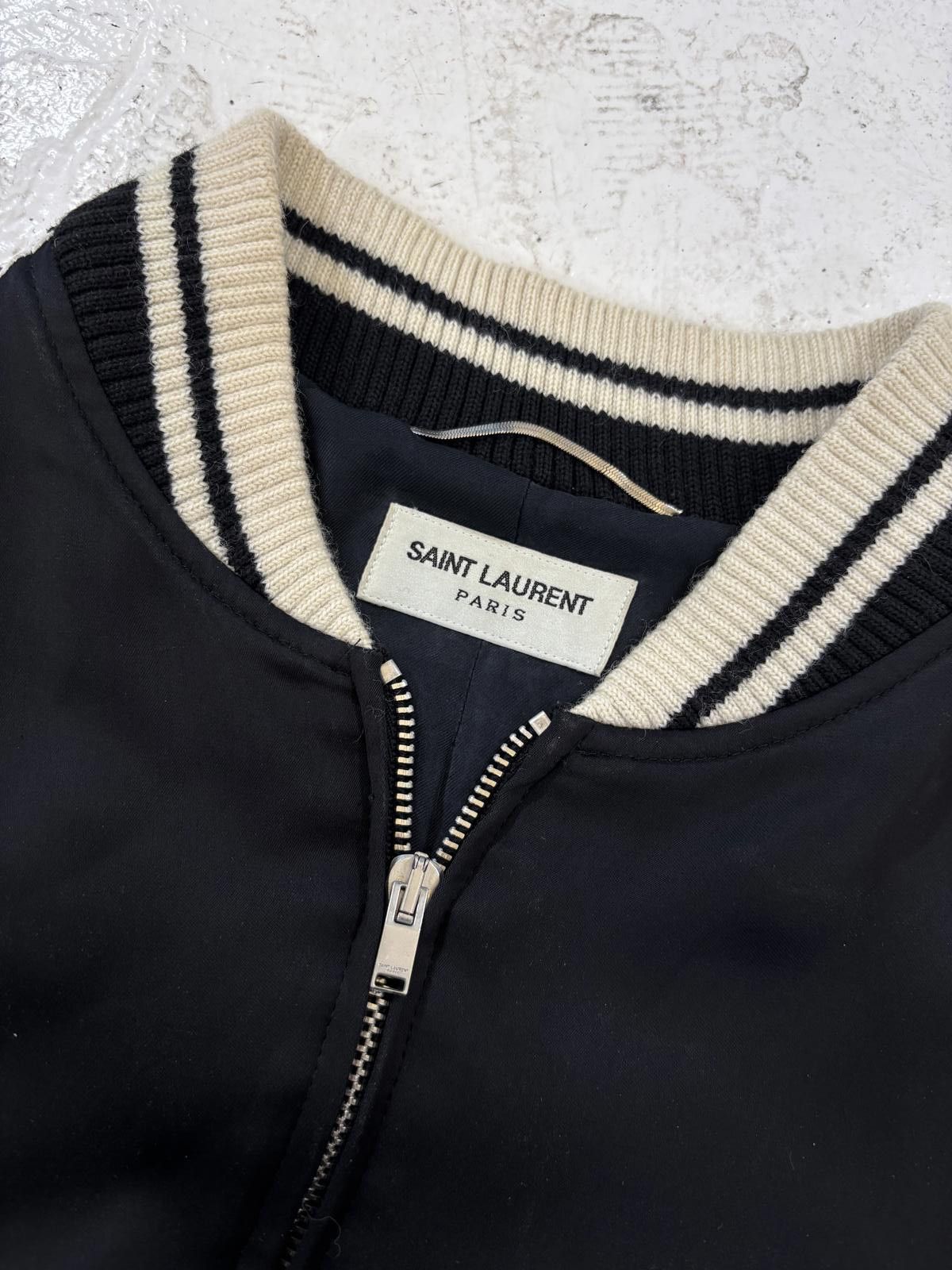 Saint Laurent Paris Saint Laurent Paris Blood Luster Silk Jacket Size US S / EU 44-46 / 1 - 4 Thumbnail