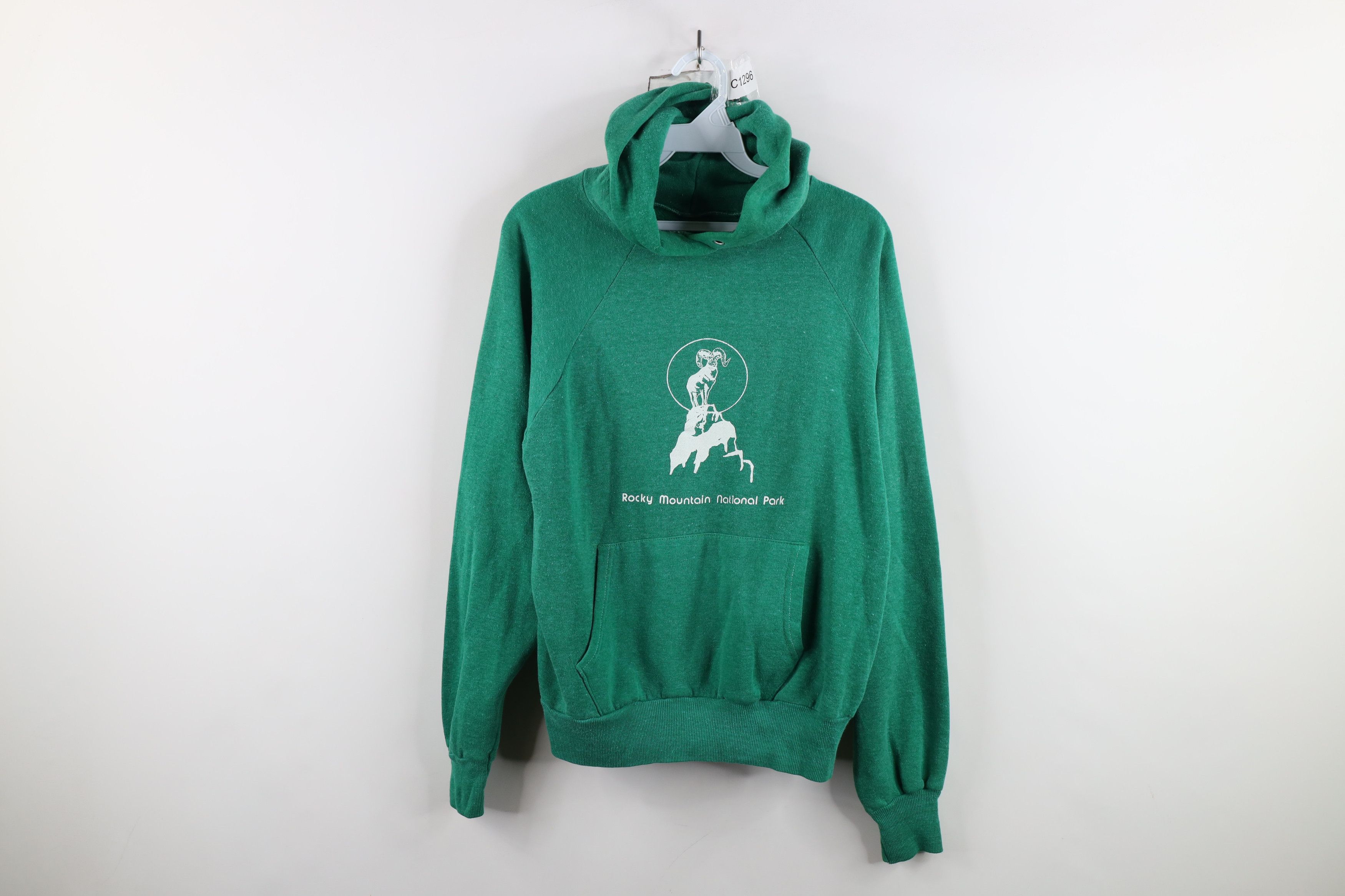 Vintage Vintage 70s Mountain National Park Hoodie Sweatshirt USA Size US M / EU 48-50 / 2 - 1 Thumbnail