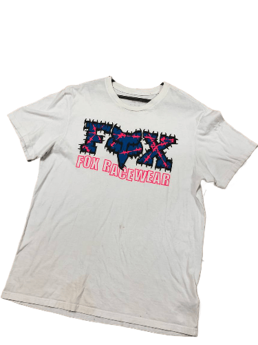 Fox Racing Vintage Fox Racing Big Y2K Logo T-Shirt Size L Size US L / EU 52-54 / 3 - 1 Thumbnail