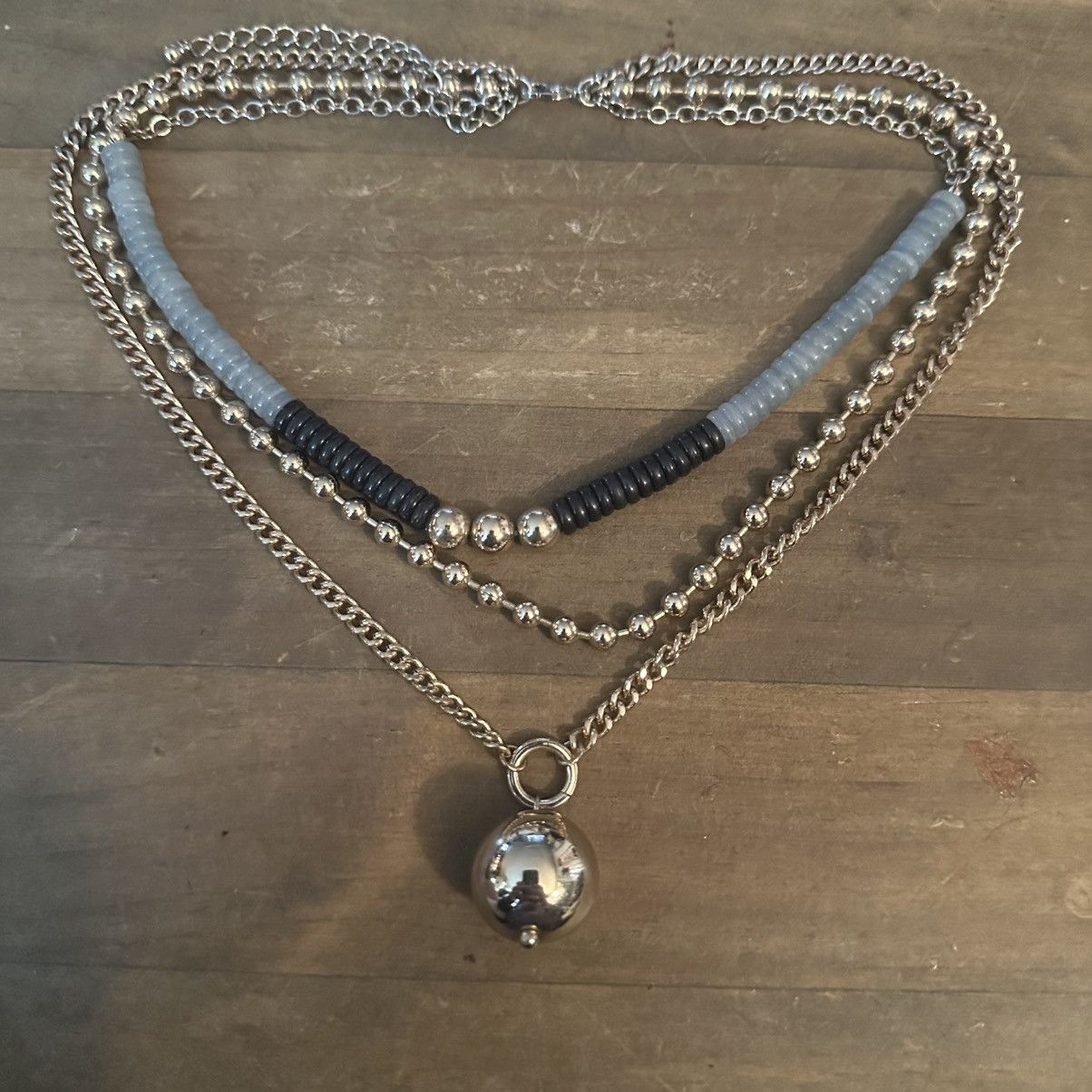 Other Gold tone multi chain layered necklace Size ONE SIZE - 2 Thumbnail