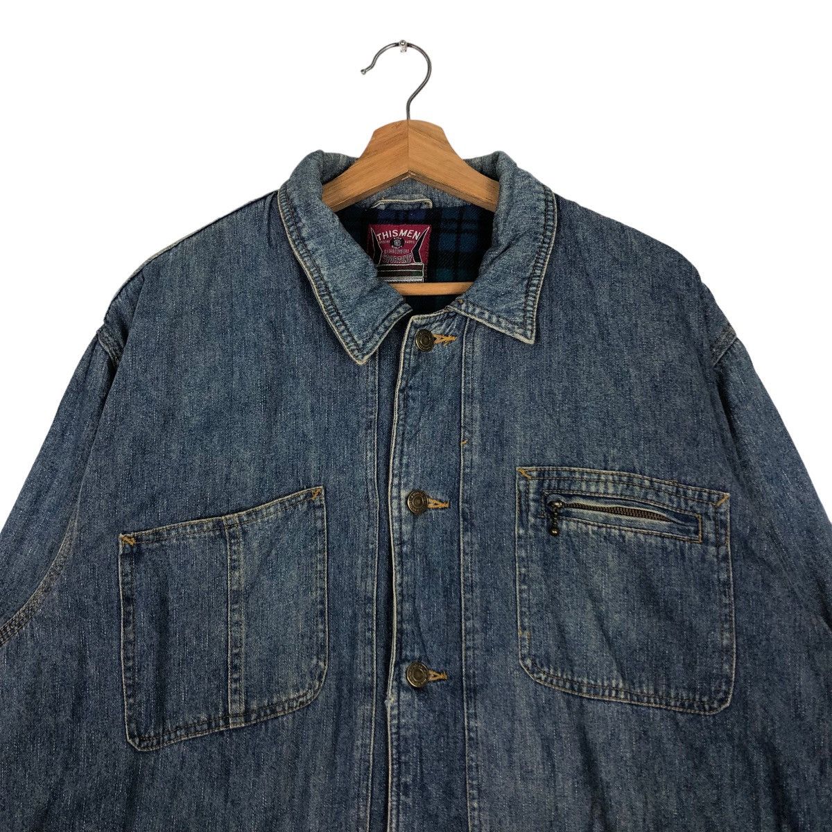 Hai Sporting Gear 🔥Vtg Denim Jacket Blanket Lining This Man Sporting Japan Size US M / EU 48-50 / 2 - 3 Thumbnail