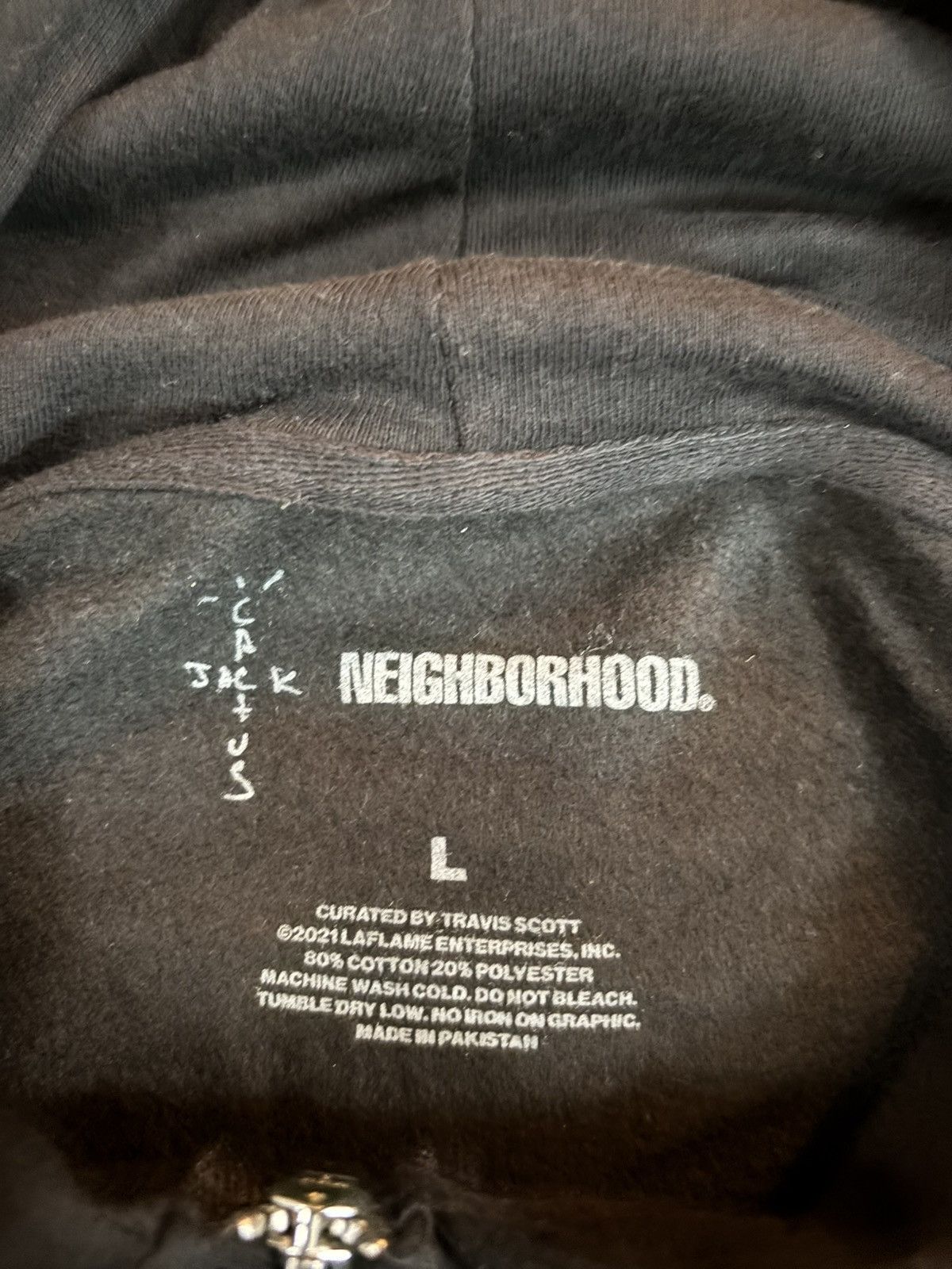Neighborhood × Travis Scott Travis Scott Sz L Cactus Jack Neighborhood black Size US L / EU 52-54 / 3 - 4 Thumbnail