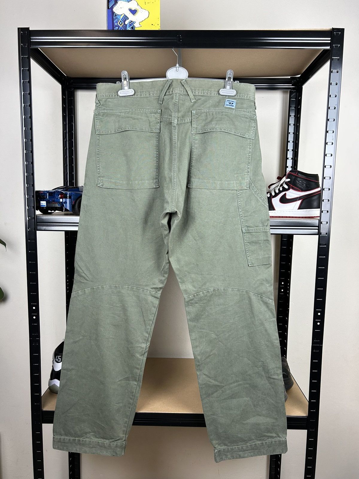 Carhartt × Diesel Diesel Y2k Vintage Single Knee Canvas 90s Denim Jeans Pants Size US 33 - 7 Thumbnail