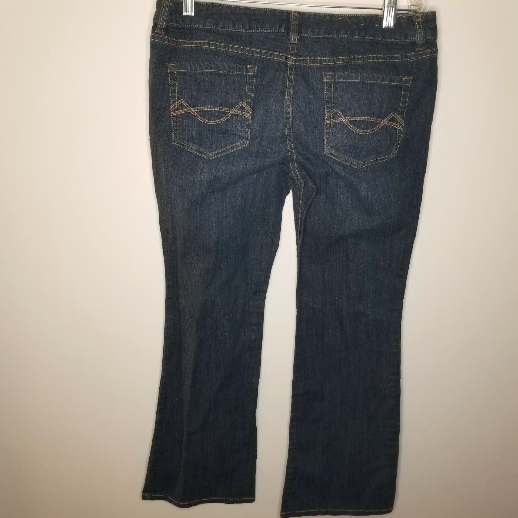 Mossimo MOSSIMO Juniors Jeans Size 13S Blue Bootcut Denim Stretch Slim 5-Pocket Size 34" / US 12 / IT 48 - 6 Thumbnail