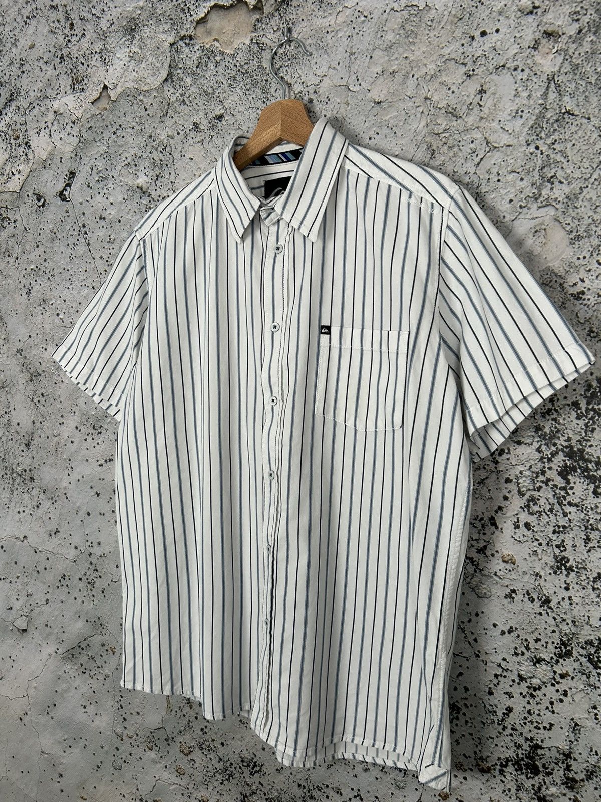 Quiksilver Vintage Quiksilver White Summer Hawaiian Shirt Surf Skate Size US M / EU 48-50 / 2 - 2 Thumbnail
