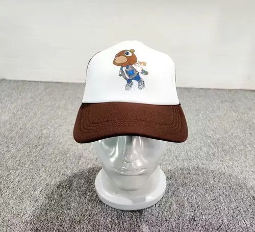 Other Graduation Dropout Bear 5 Panel Mesh Trucker Hat Mocha Size ONE SIZE - 2 Thumbnail