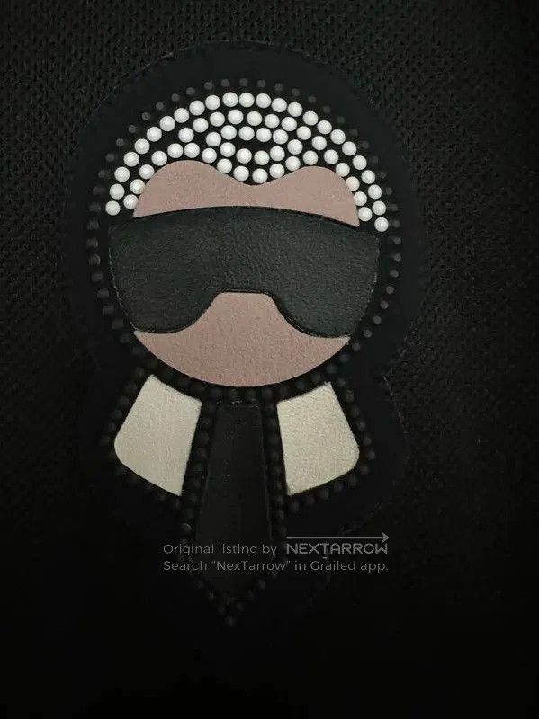Fendi Fendi Black Logo Embroidered Men's Jacket . Size US S / EU 44-46 / 1 - 4 Thumbnail