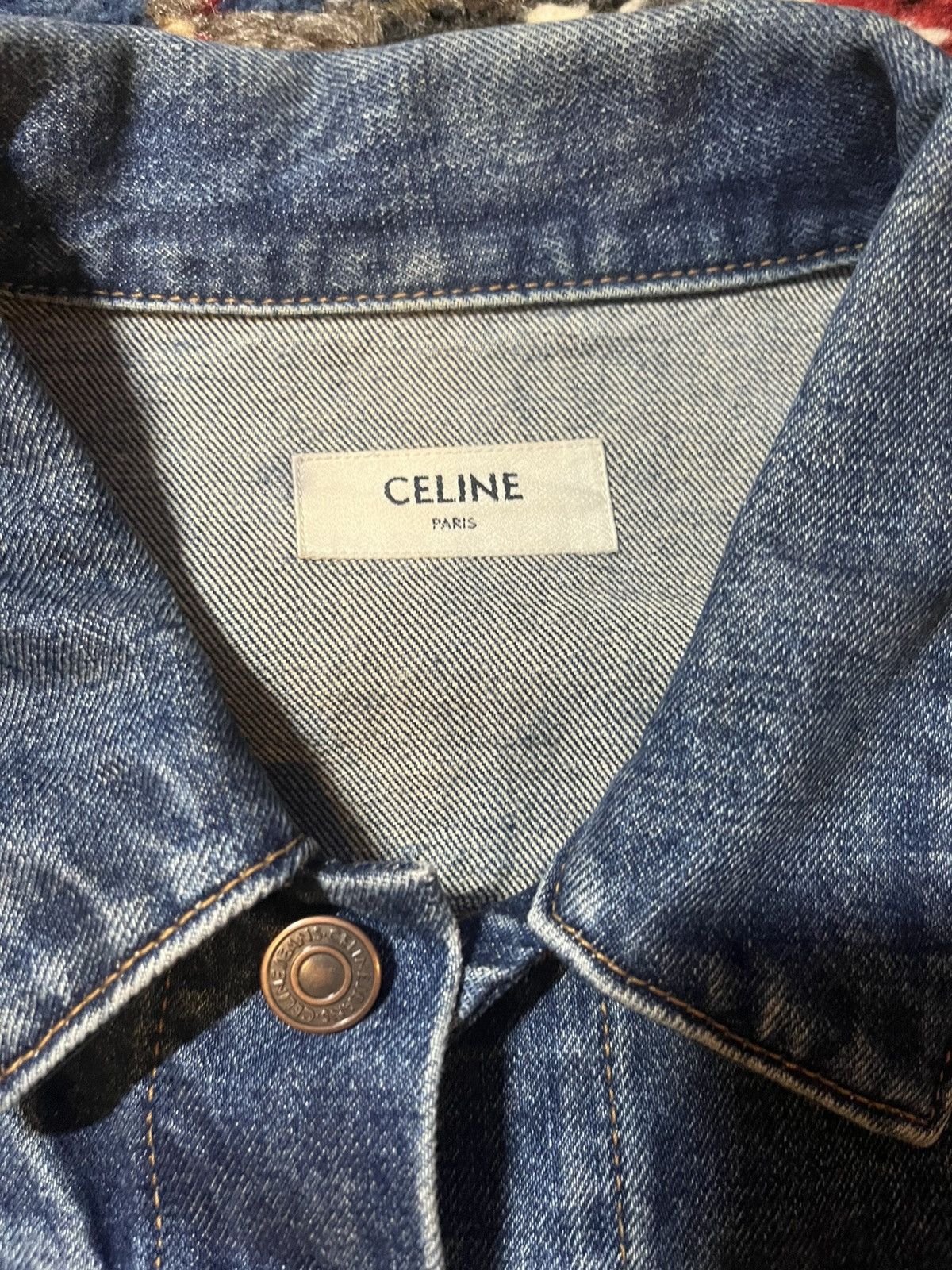 Celine Celine Denim Trucker Jacket Size US M / EU 48-50 / 2 - 3 Thumbnail