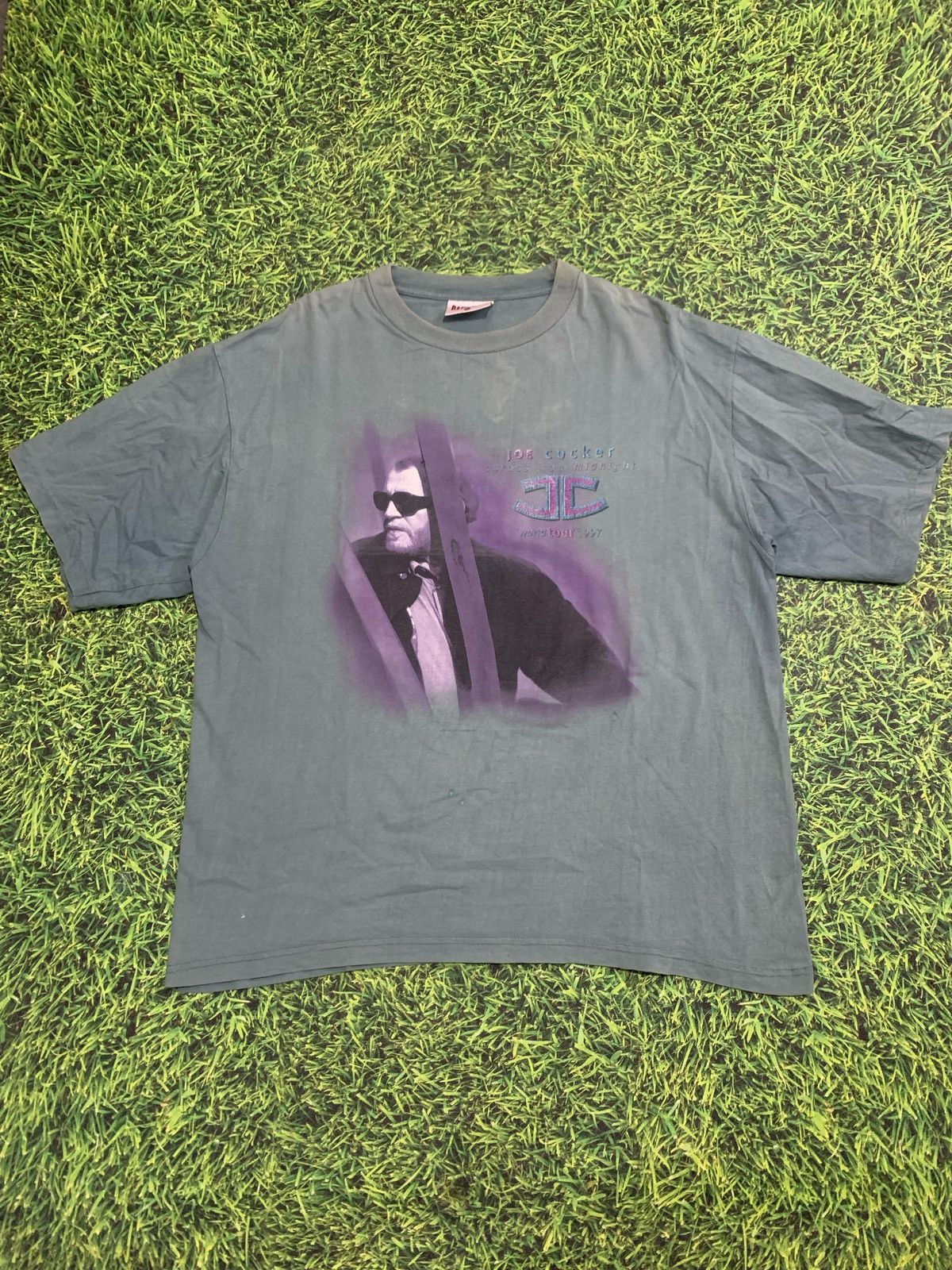 Vintage Vintage joe cocker tour tee Size US XL / EU 56 / 4 - 1 Thumbnail