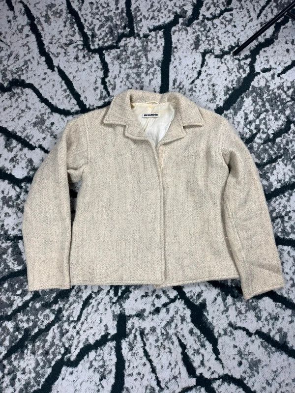 Jil Sander Jil Sander beige cream wool blazer jacket 38 Size XS / US 0-2 / IT 36-38 - 1 Thumbnail
