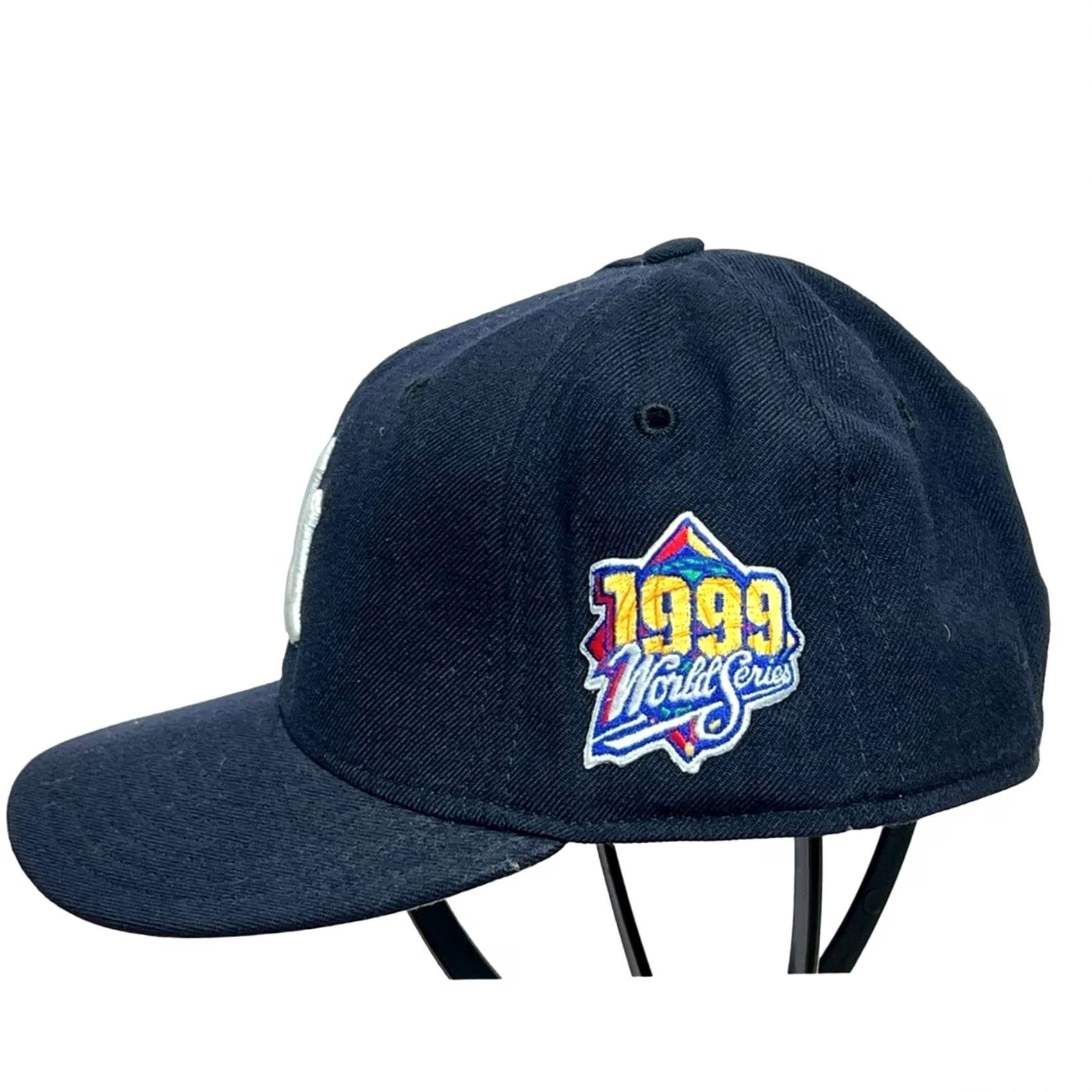 New Era New York Yankees 1999 World Series Diamond Fitted Hat USA SIZE 7 RARE Size ONE SIZE - 3 Thumbnail