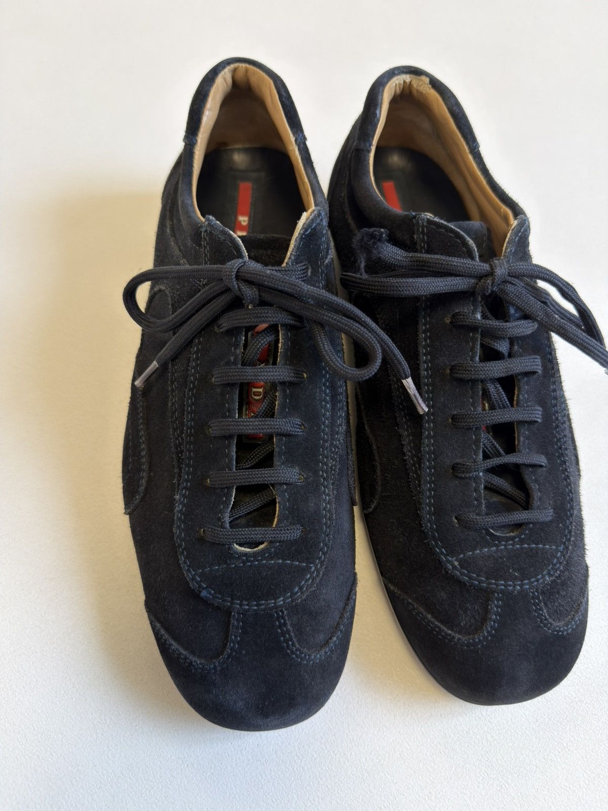 Prada OG Black Suede ‘Montecarlo’ Sneakers Size US 8 / EU 41 - 8 Thumbnail