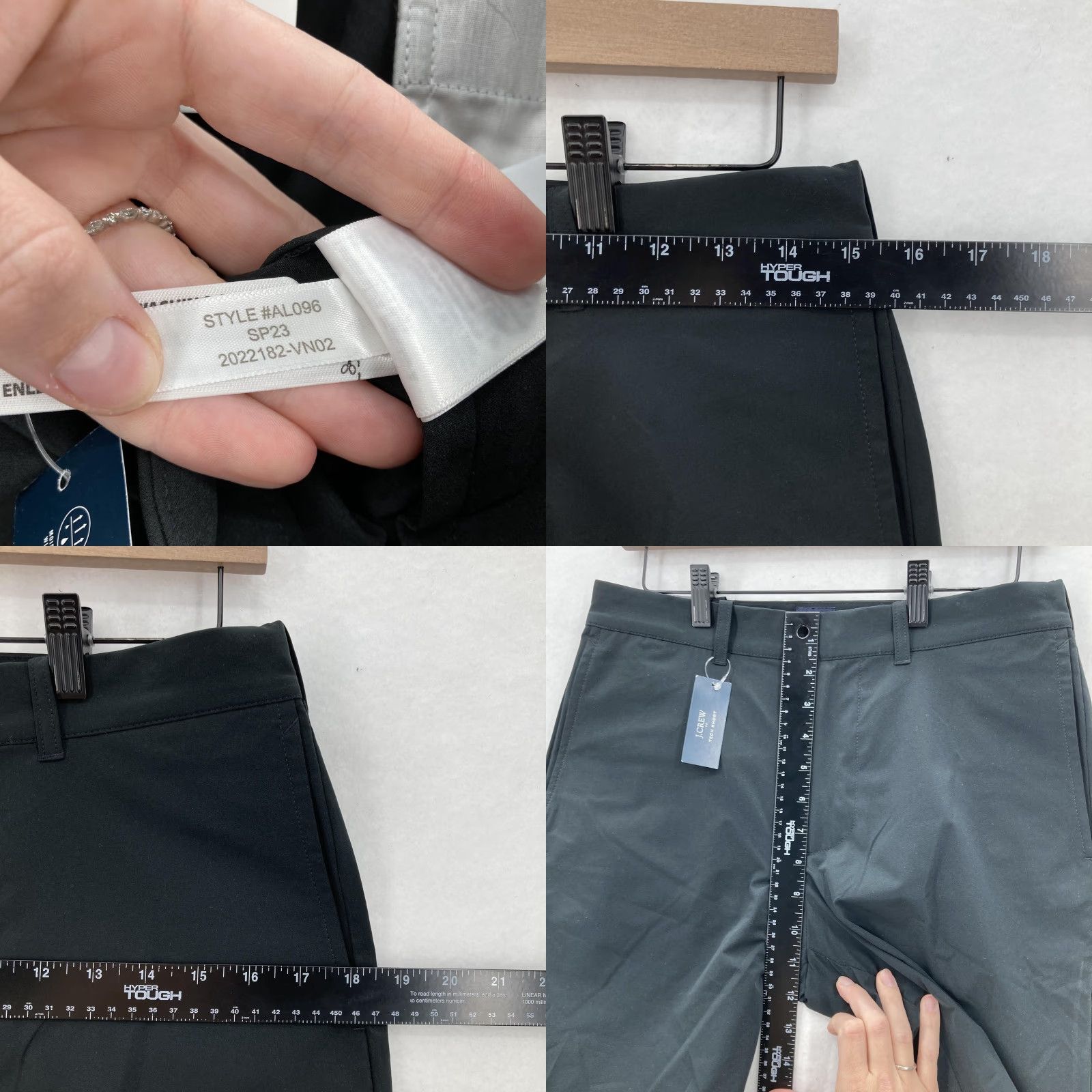 J.Crew J.Crew Shorts Mens 29 Black Tech Performance Stretch Golf UPF Preppy Lightweight Athletic Size US 29 - 8 Thumbnail