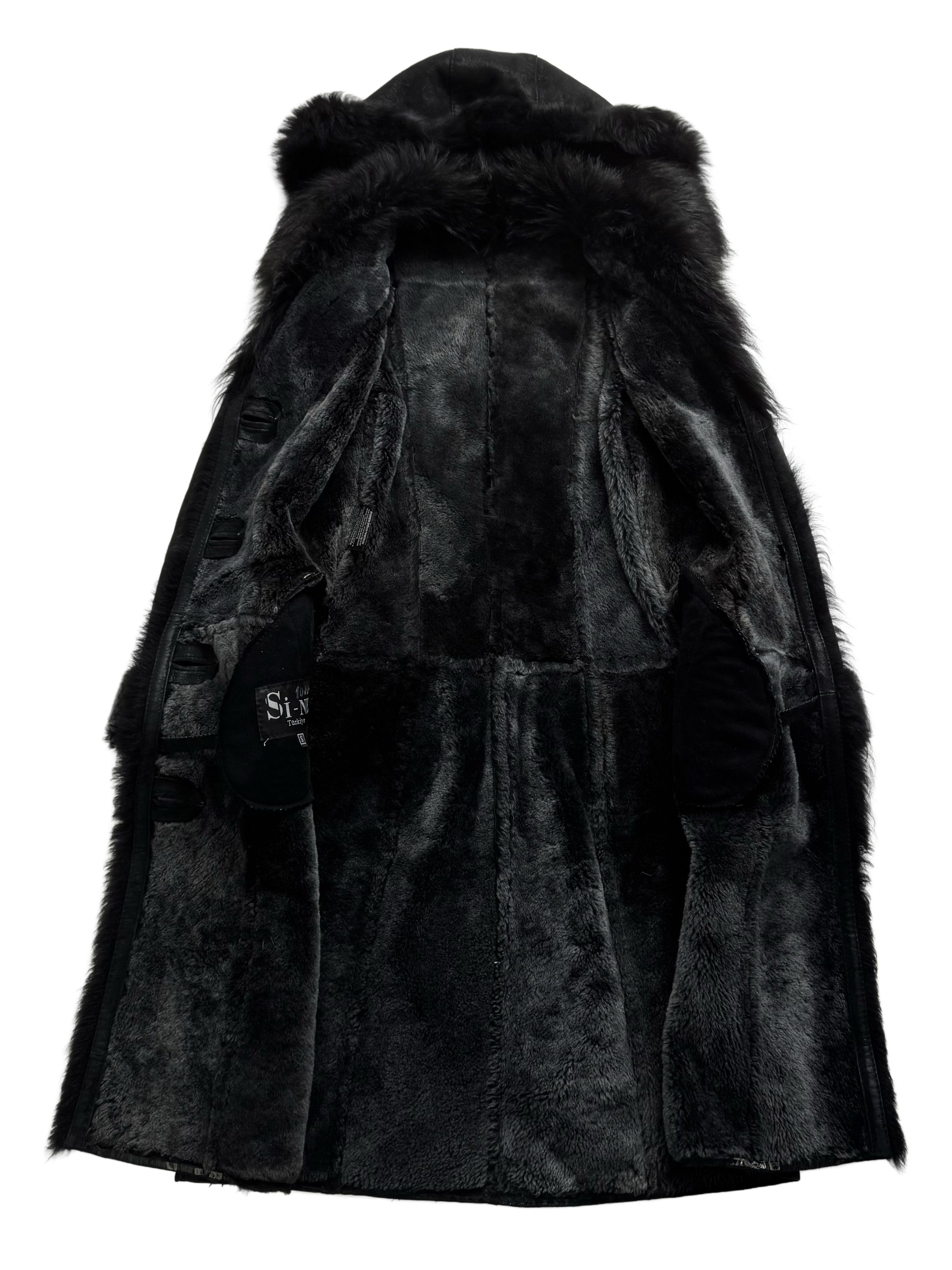 Vintage Vintage Real Sheepskin Hooded Coat Size S / US 4 / IT 40 - 9 Thumbnail