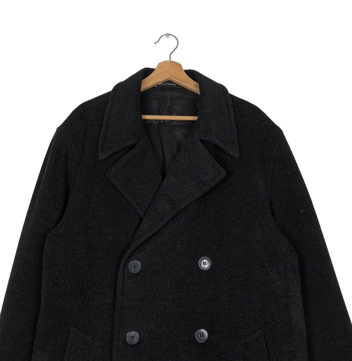 agnes b. 🔥VINTAGE WOOL HEAVY JACKET AGNES B. MADE IN FRANCE Size US M / EU 48-50 / 2 - 3 Thumbnail