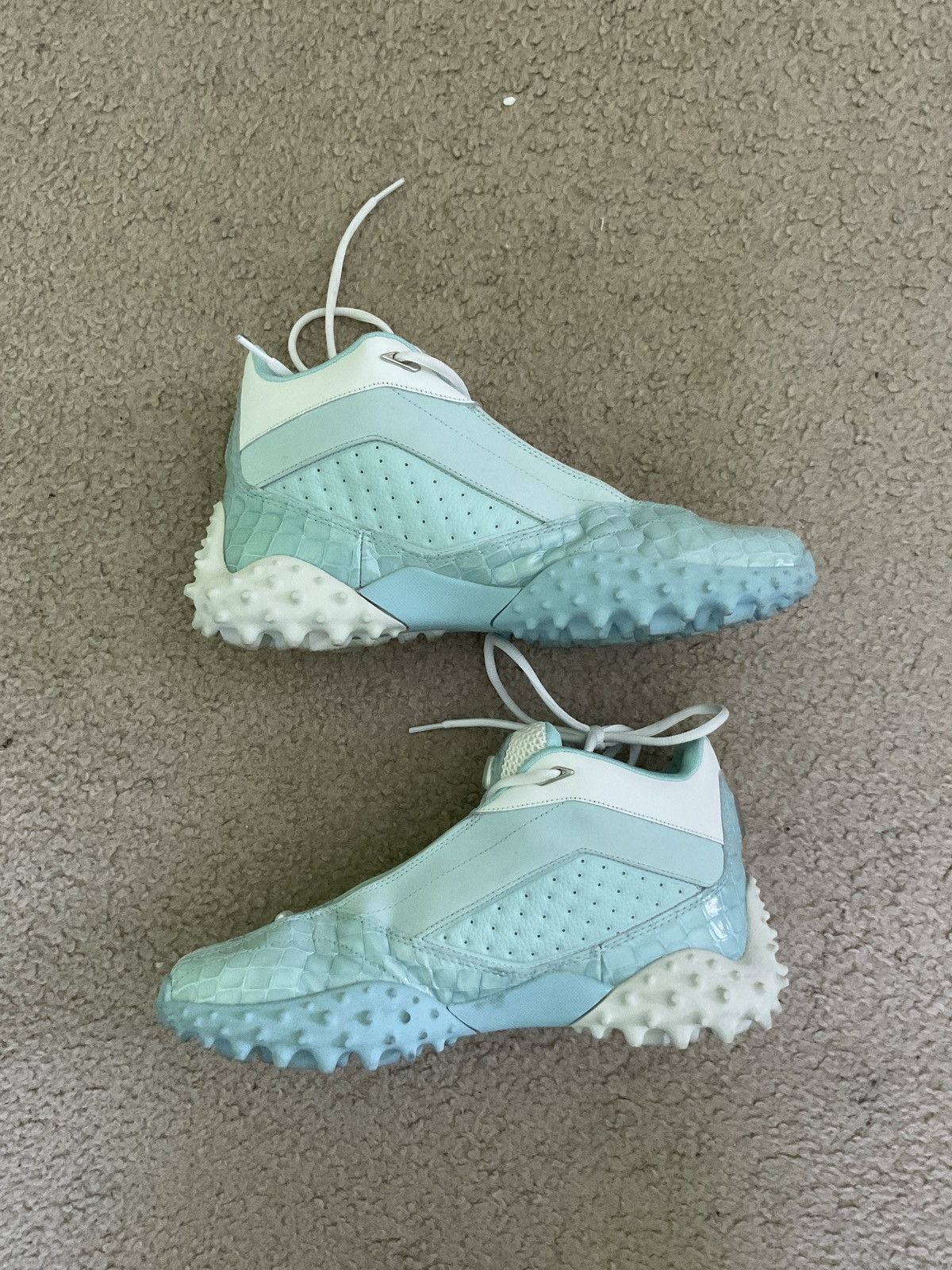 Eytys Eytys “APHEX” High Top Sneakers in Mint Blue Size US 11.5 / EU 44-45 - 10 Thumbnail