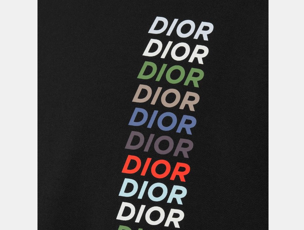 Dior o1w1db11024 Relaxed-Fit T-Shirt in Black Size US M / EU 48-50 / 2 - 3 Thumbnail