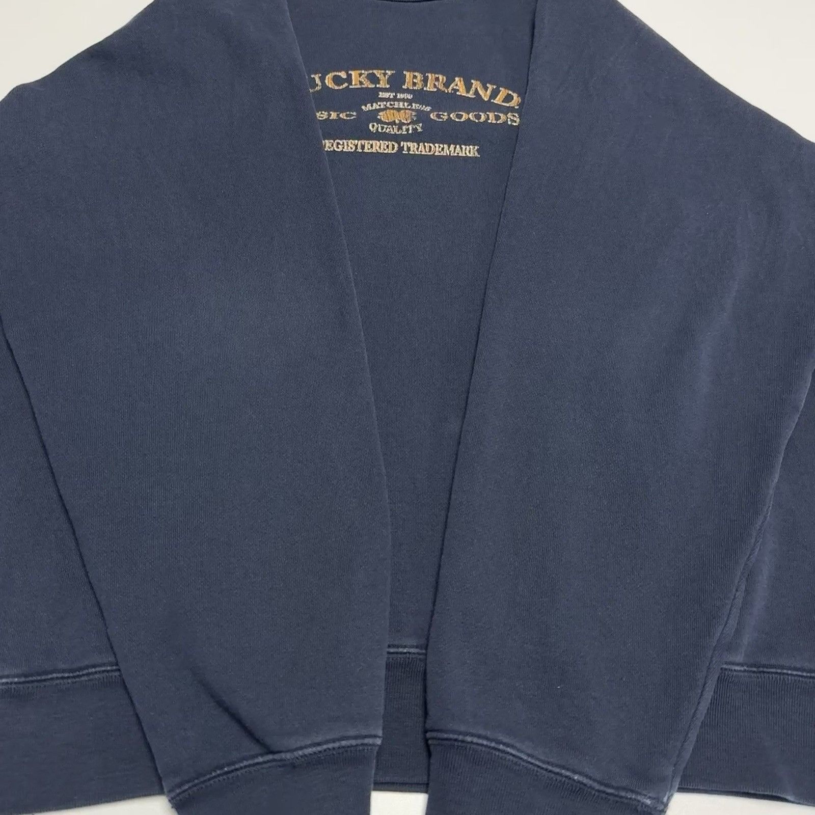Lucky Brand Vintage Lucky Brand Knit Wear Sweatshirt Adult Medium Blue Size US M / EU 48-50 / 2 - 5 Thumbnail
