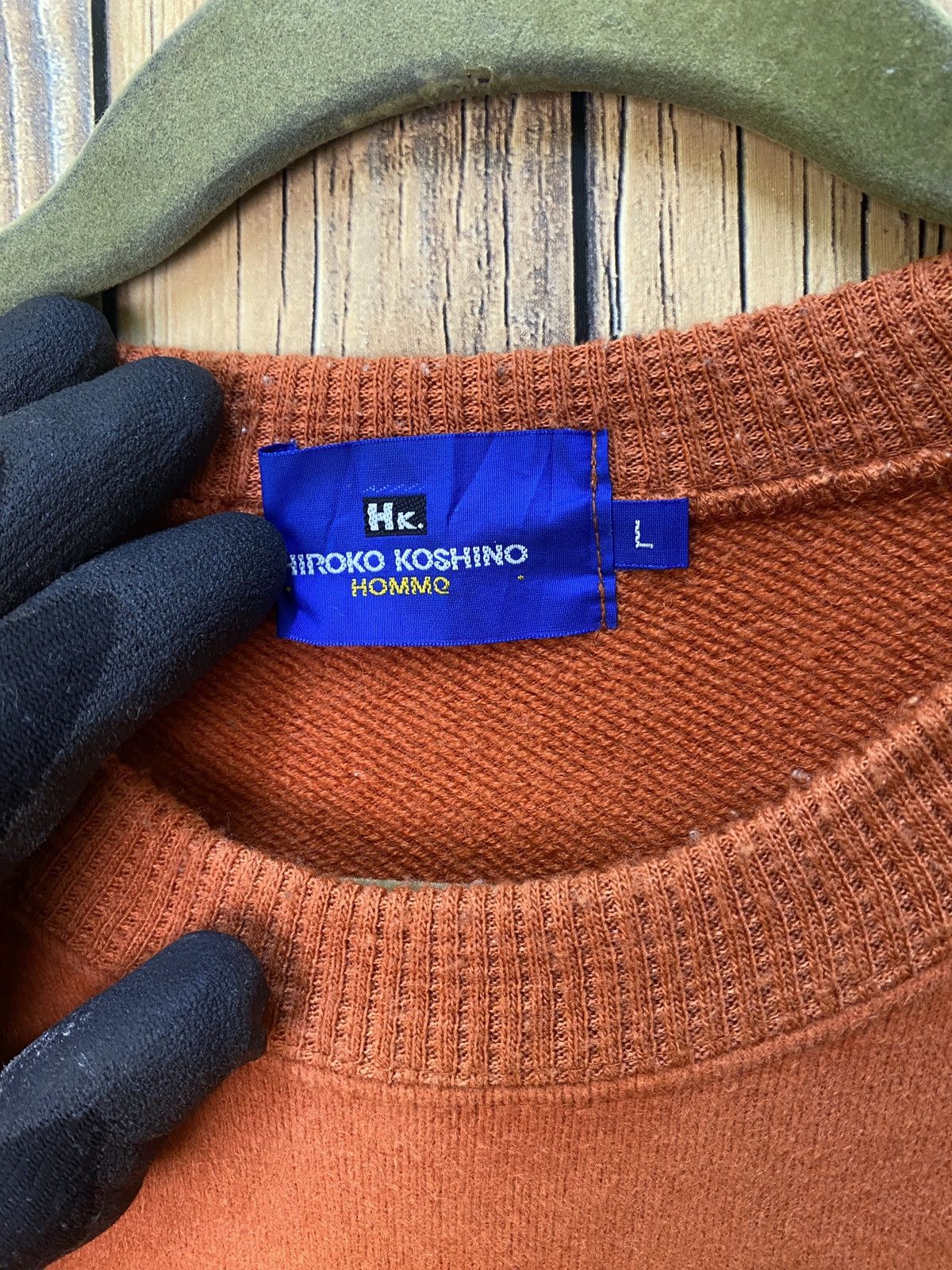 Hiroko Koshino Homme × Vintage Vintage hiroko koshino crewneck sweatshirt Size US L / EU 52-54 / 3 - 6 Thumbnail