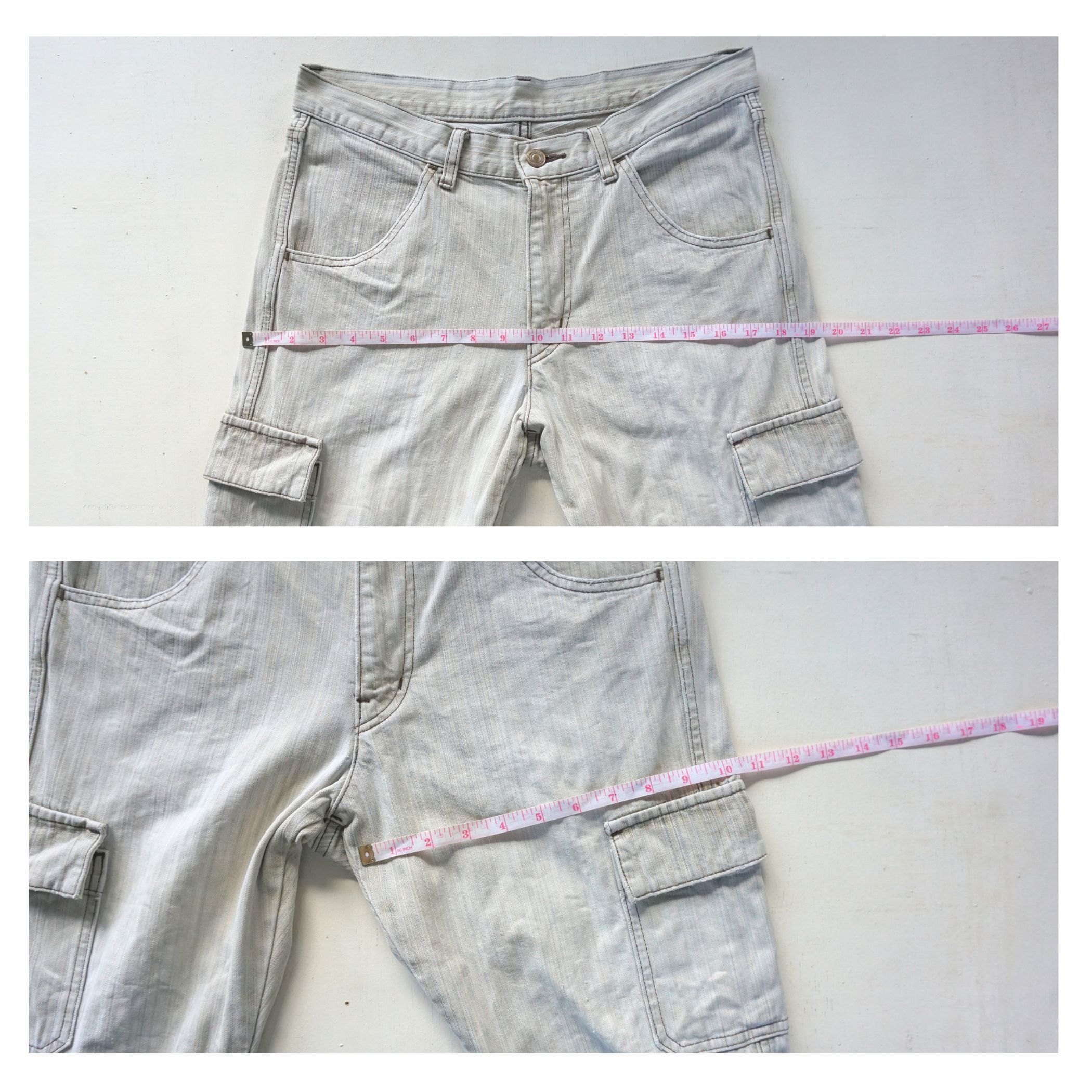 BIGI RADMESS Hickory Striped Denim Cargo Size US 31 - 7 Thumbnail