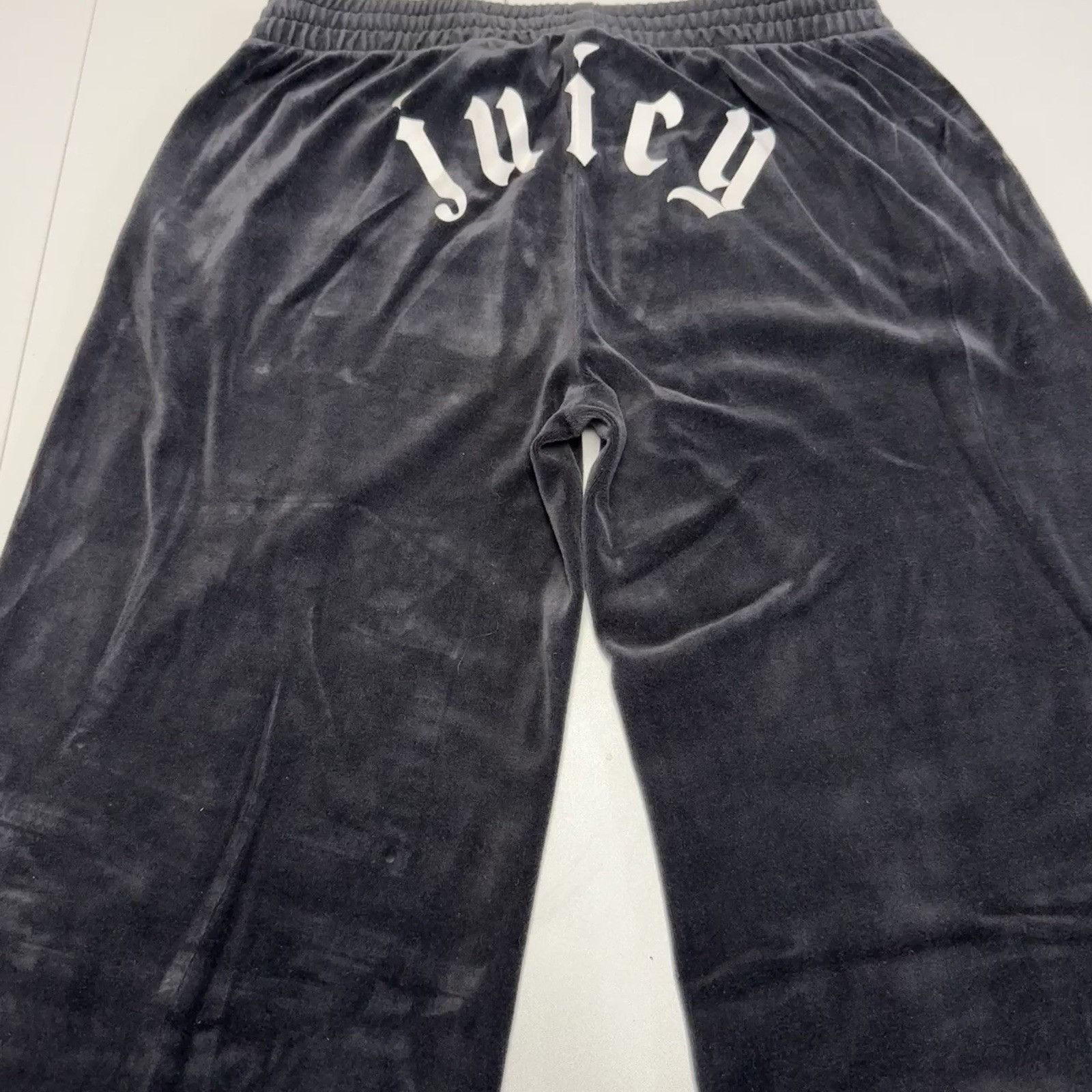Juicy Couture Vintage Y2K Juicy Couture Velour Sweat Pants Womens Large Size 32" / US 10 / IT 46 - 9 Thumbnail