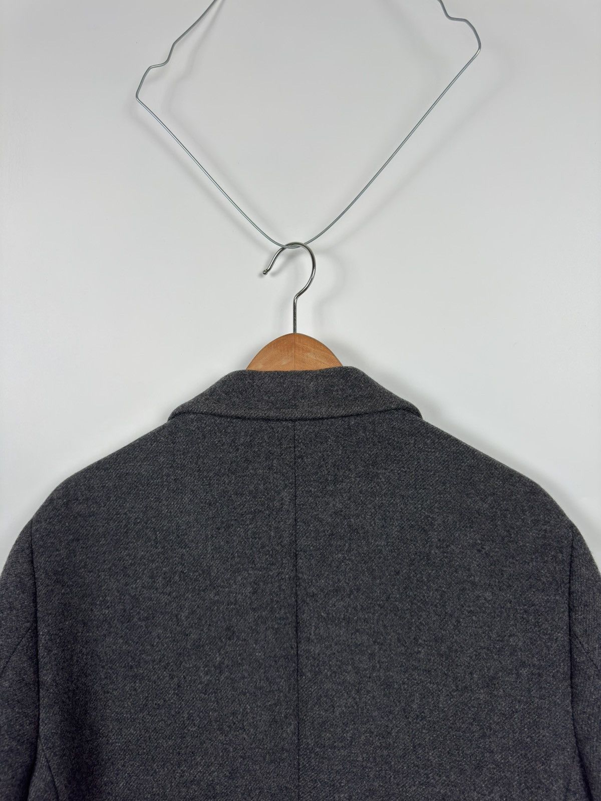 Hermes Hermes Heavy Wool Black-Grey Coat Size US M / EU 48-50 / 2 - 11 Thumbnail