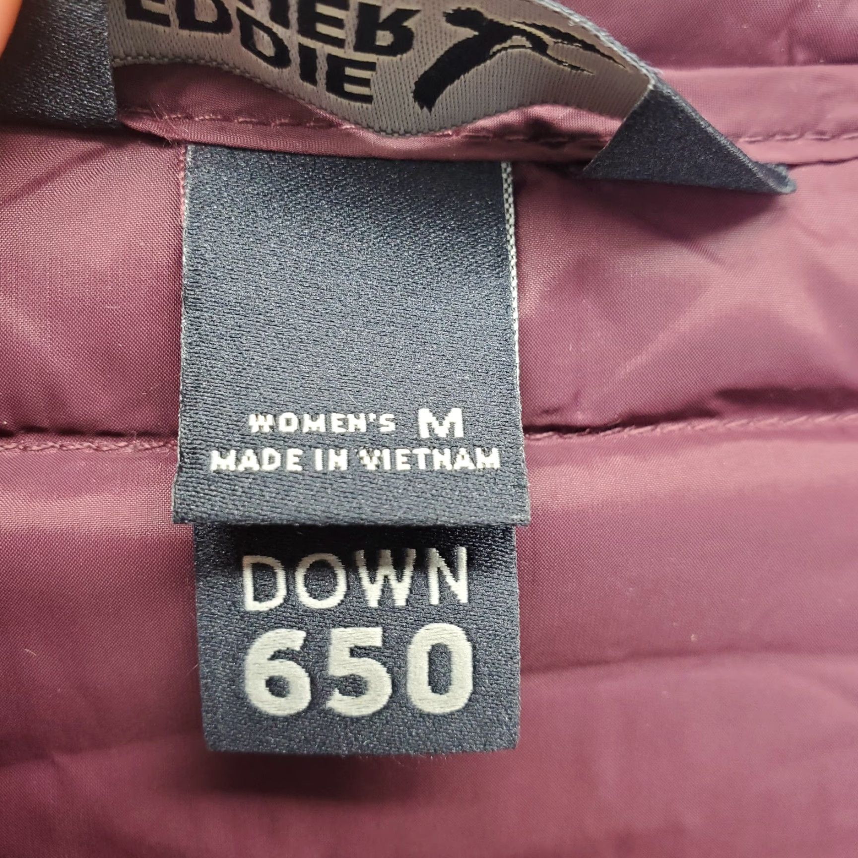 Eddie Bauer Eddie Bauer Packable 650 Down Jacket Womens M Purple Lightweight Zip Up Jacket Size M / US 6-8 / IT 42-44 - 6 Thumbnail