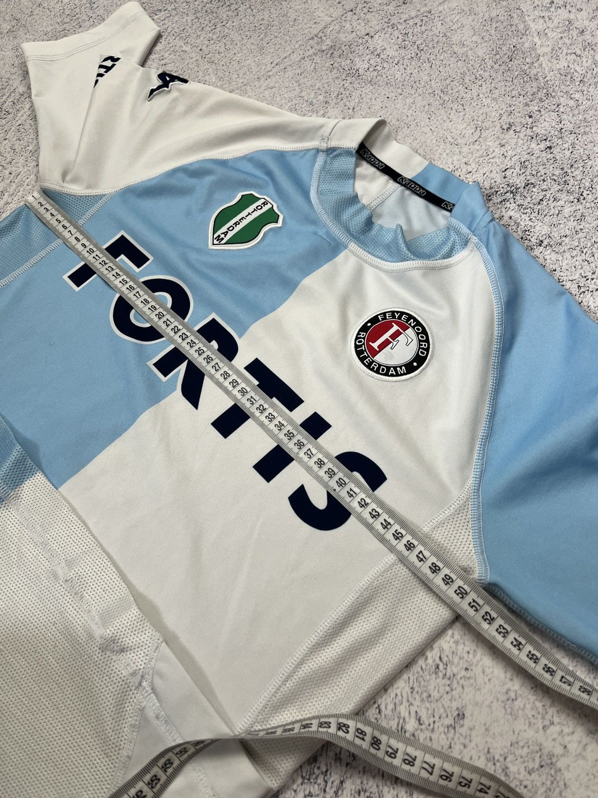 Kappa Vintage Feyenoord 2004/05 Away Soccer Jersey Football Shirt Size US L / EU 52-54 / 3 - 12 Thumbnail