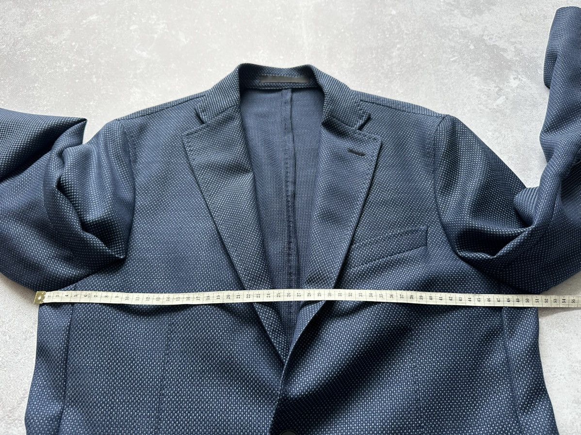 Boggi Blazer BOGGI Milano Wool size 48 blue Size 48R - 9 Thumbnail
