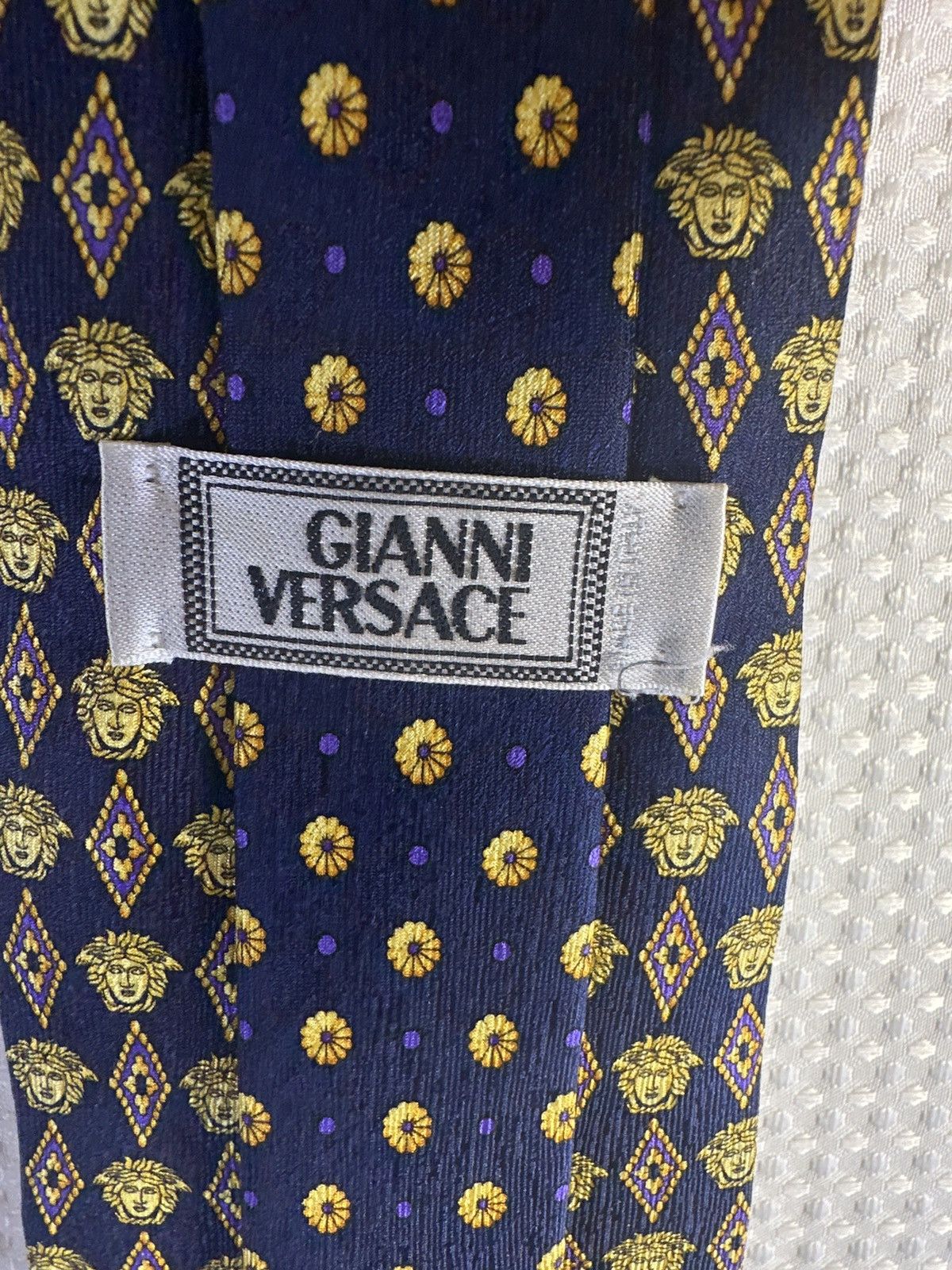 Versace Gianni Versace 100% Silk Italian Tie Size ONE SIZE - 3 Thumbnail