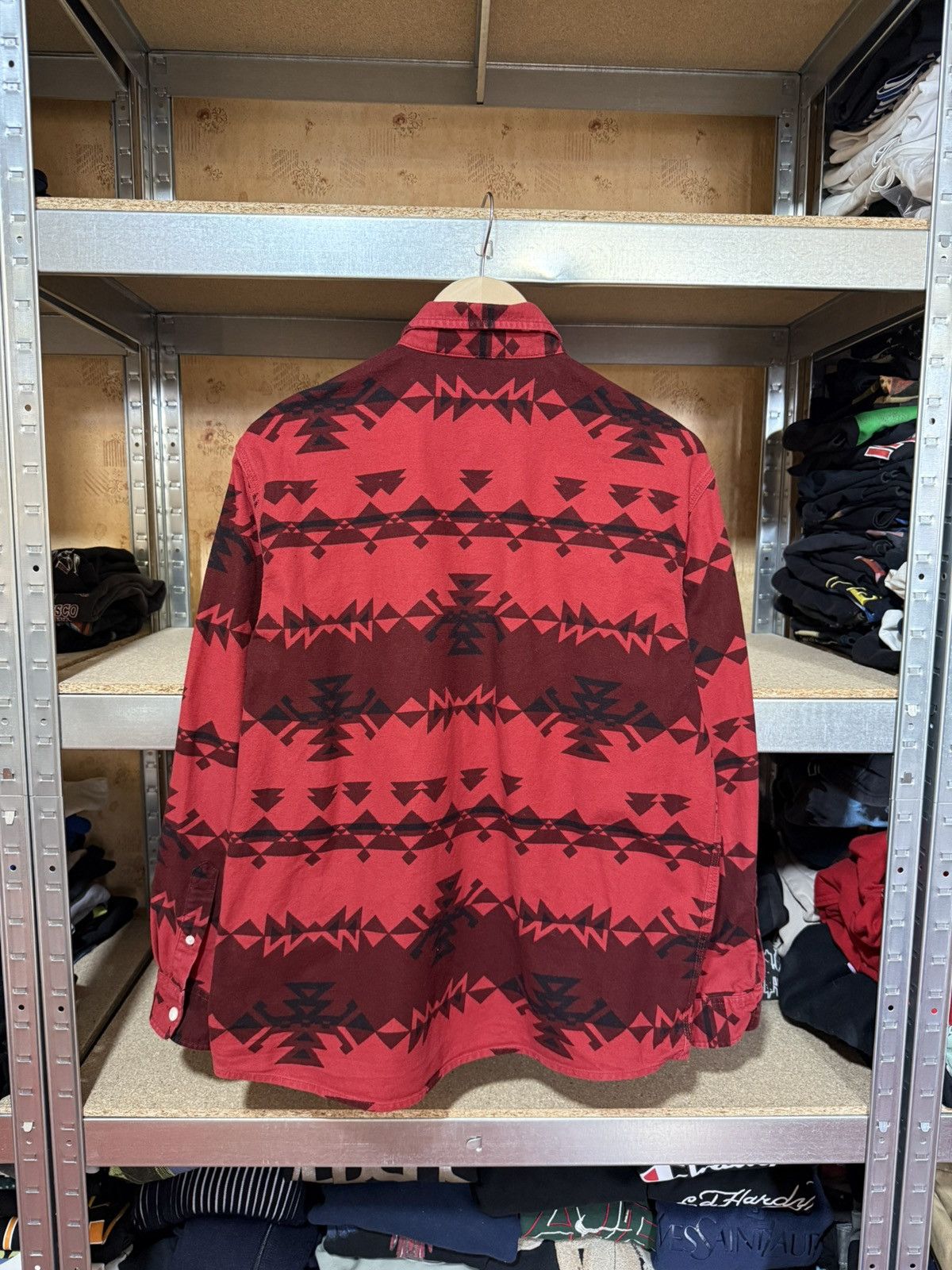 Carhartt × Carhartt Wip CARHARTT WIP Native Aztec Pattern Long Sleeve Button Shirt Size US L / EU 52-54 / 3 - 2 Thumbnail