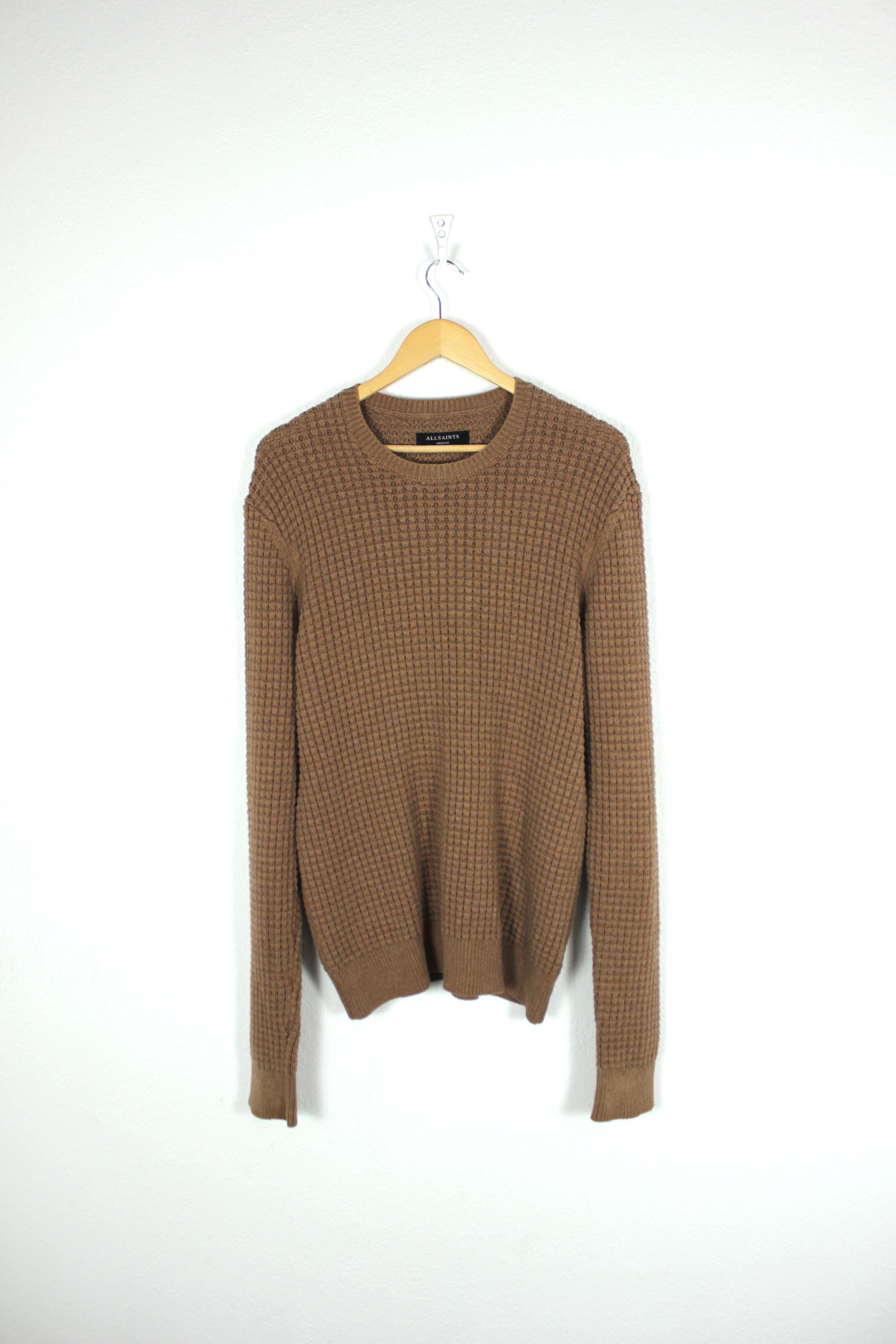 Allsaints All Saints Kargg Crew Jumper Thick Knit Sweater NZ Size US M / EU 48-50 / 2 - 1 Thumbnail