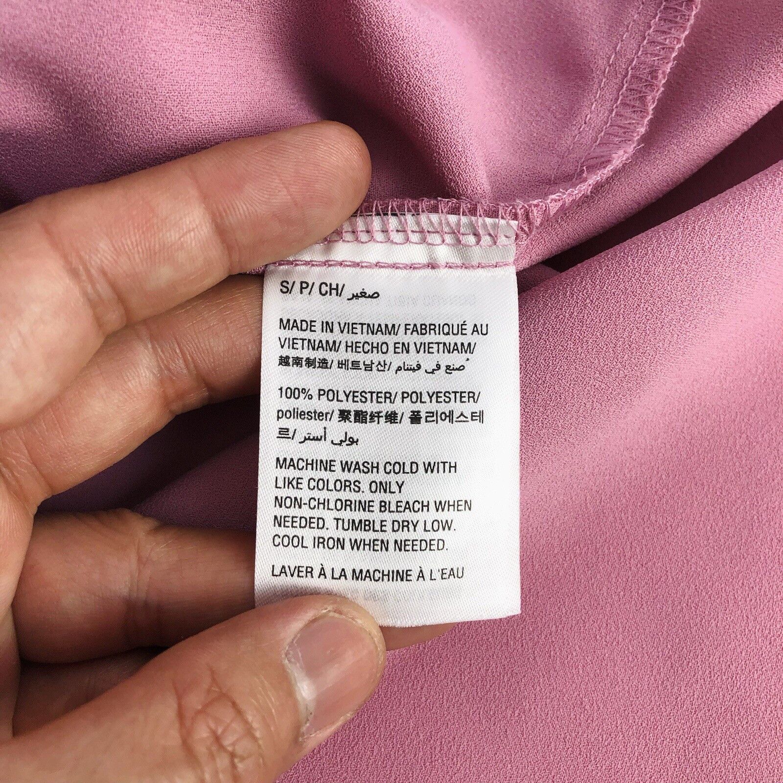 Bar III Bar III Womens Pink Blouse S Shirt Balloon Sleeve Wrap Size S / US 4 / IT 40 - 10 Thumbnail