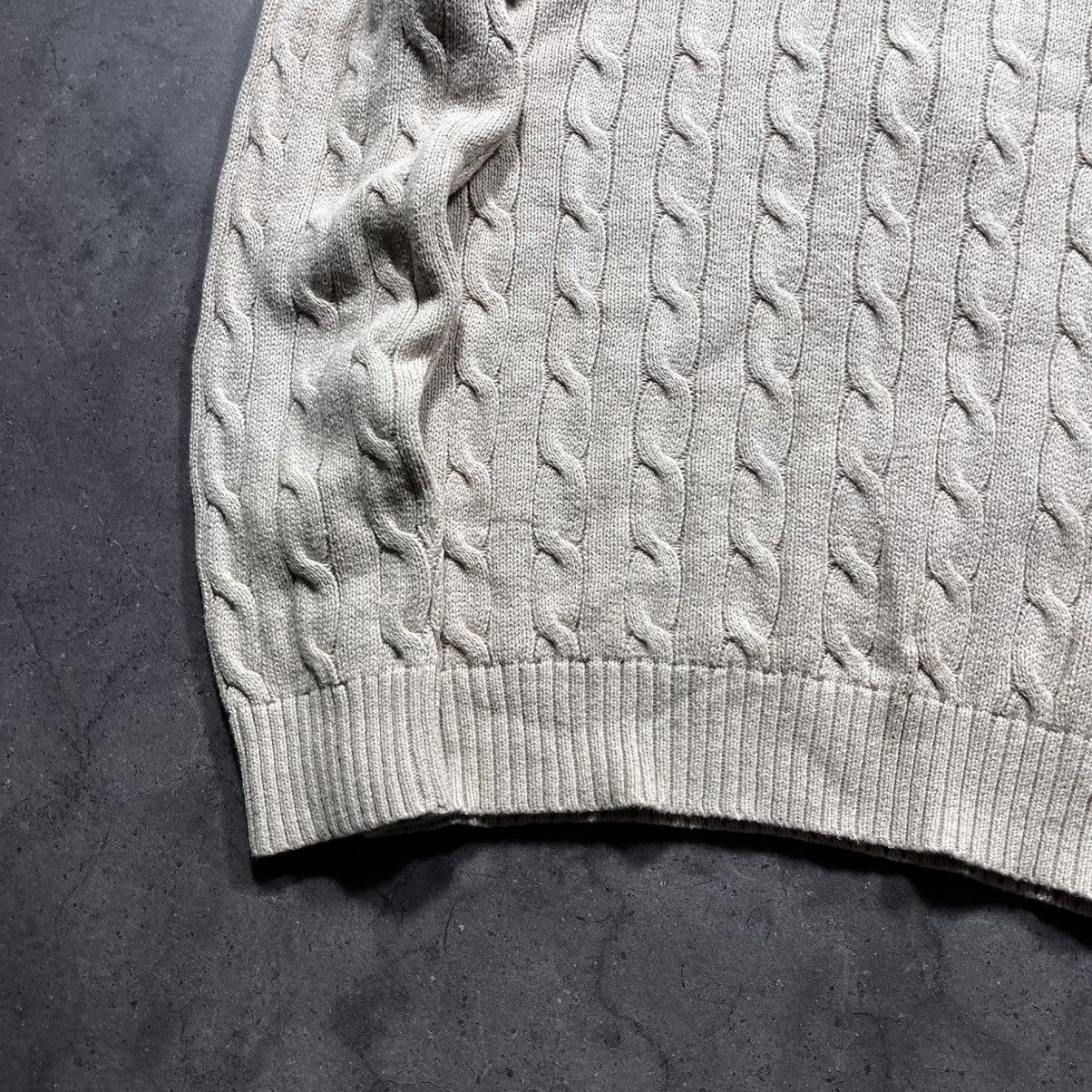 Polo Ralph Lauren Vintage Polo Ralph Lauren Cable Knit Sweater Old Money Mens Size US L / EU 52-54 / 3 - 12 Thumbnail